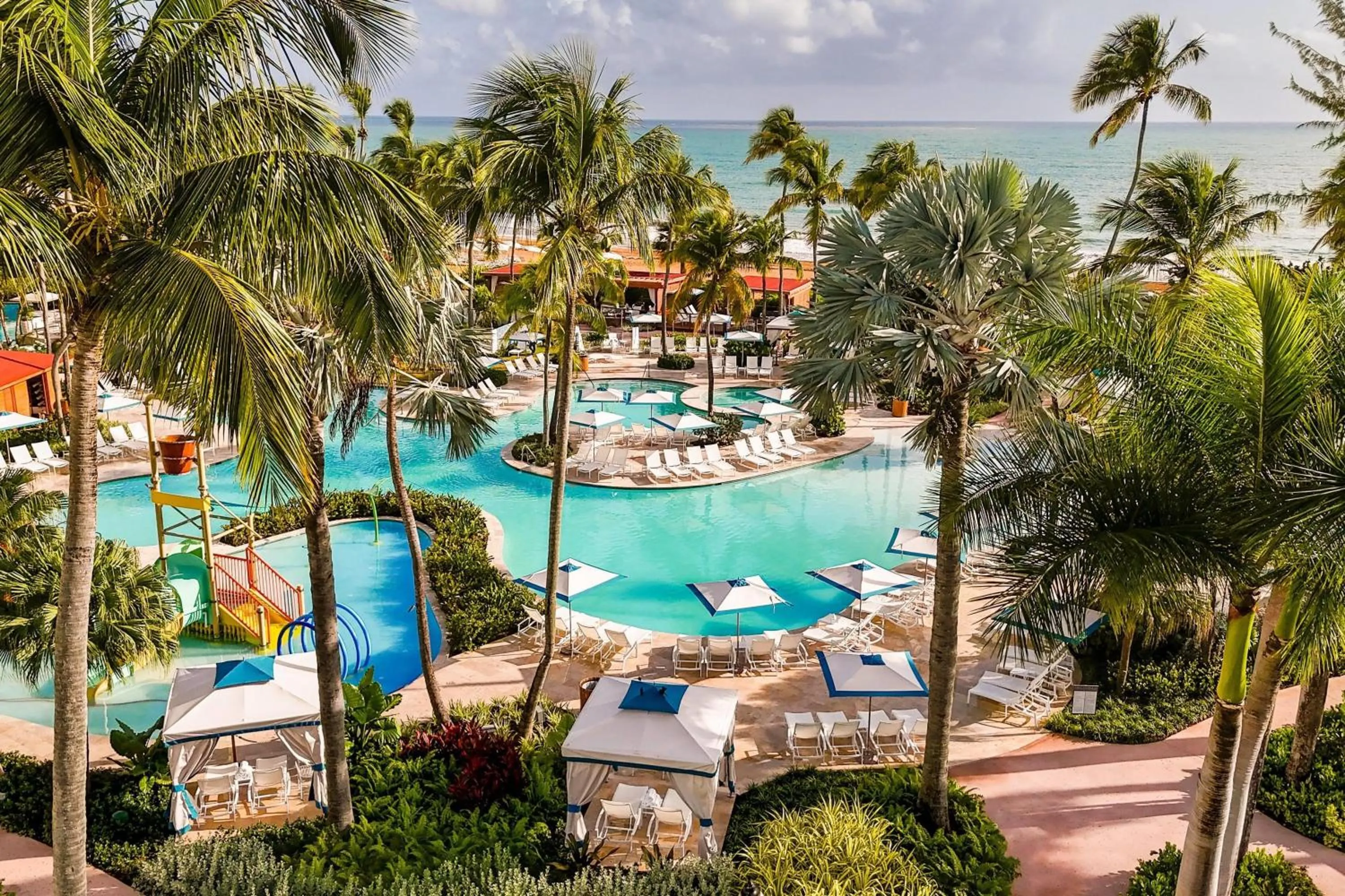 Pool view in Wyndham Grand Rio Mar Rainforest Beach and Golf Resort