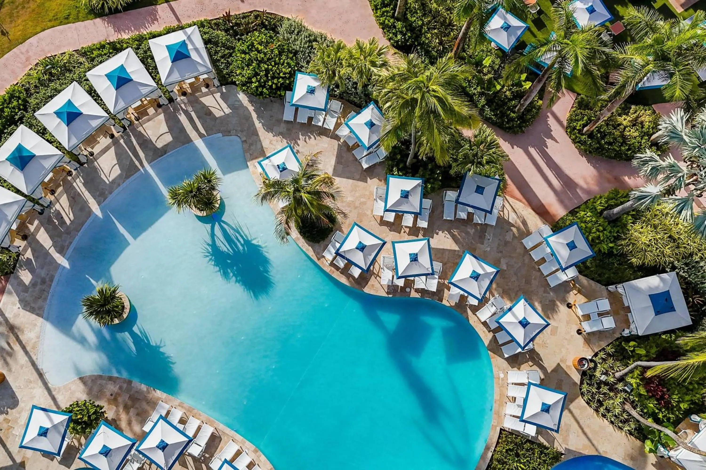 Pool view in Wyndham Grand Rio Mar Rainforest Beach and Golf Resort