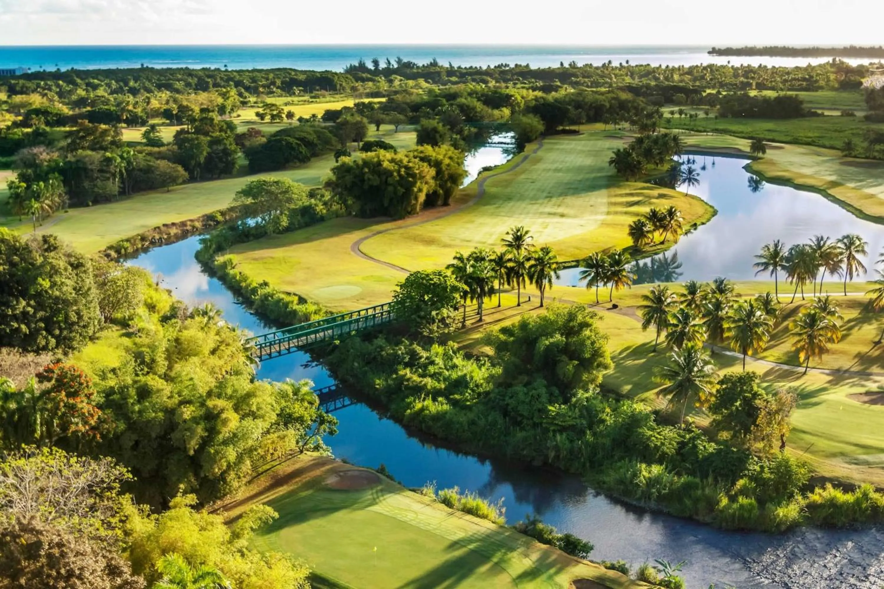 Golfcourse in Wyndham Grand Rio Mar Rainforest Beach and Golf Resort