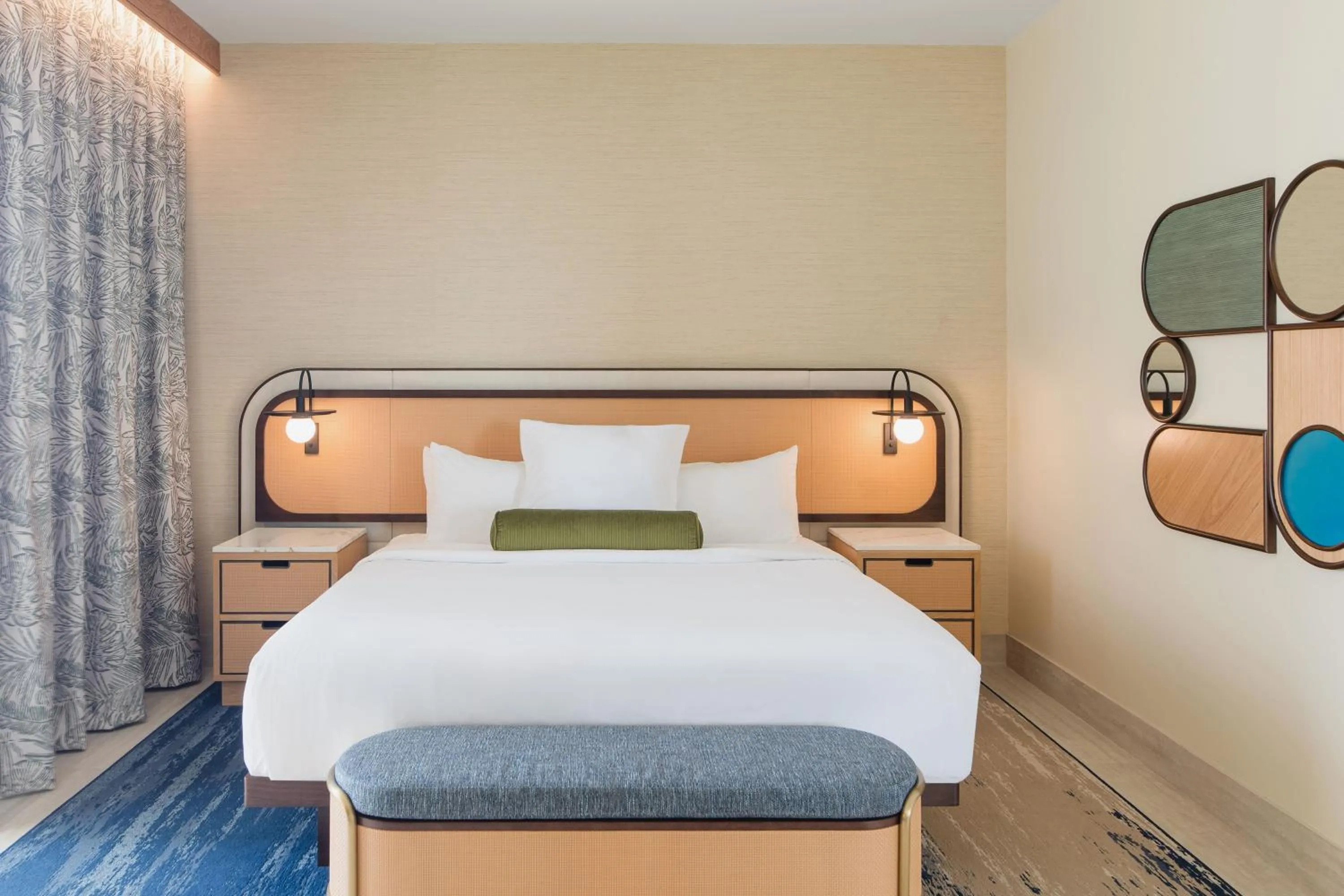 Bed in Wyndham Grand Rio Mar Rainforest Beach and Golf Resort