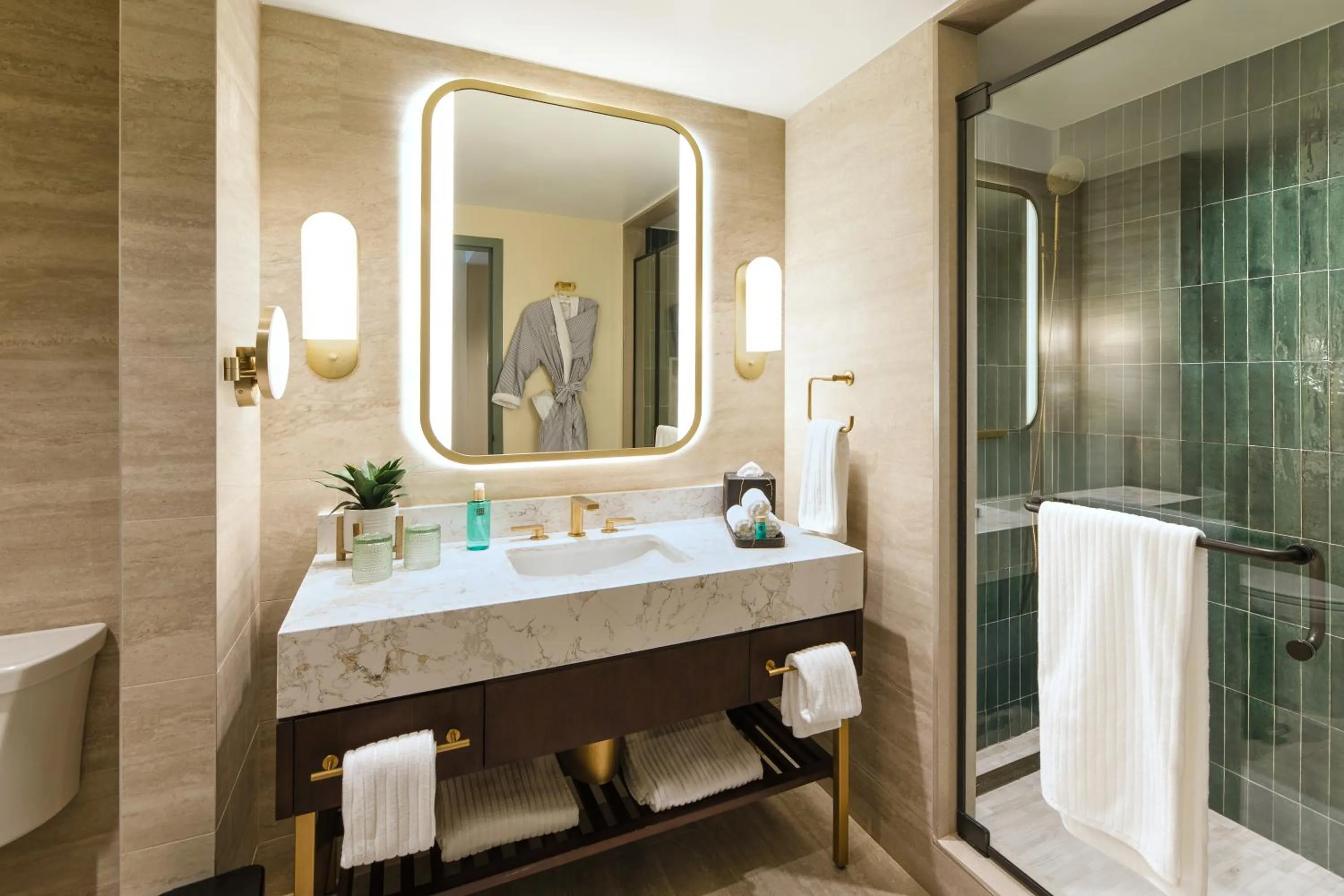 Shower in Wyndham Grand Rio Mar Rainforest Beach and Golf Resort