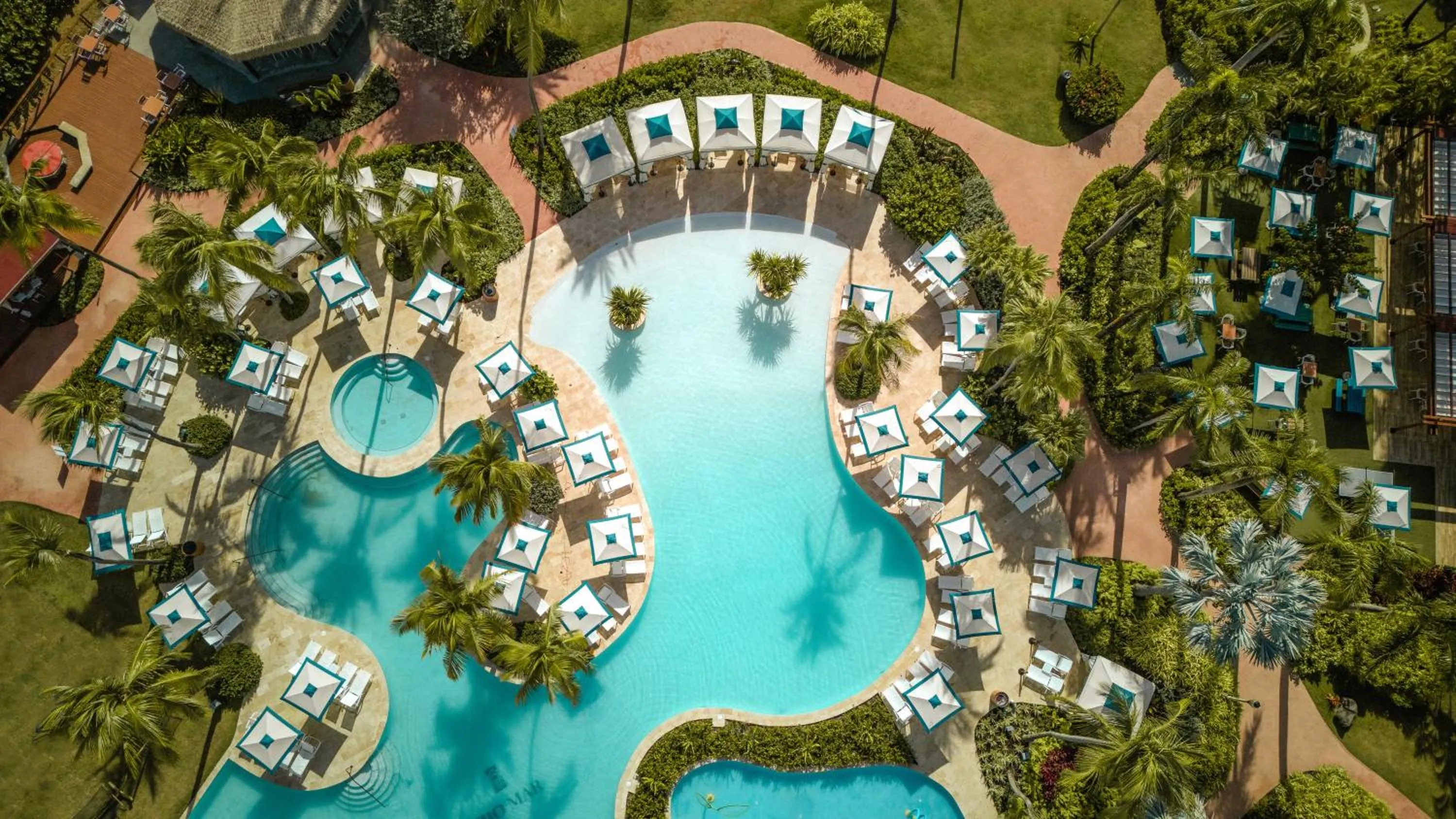 Swimming pool in Wyndham Grand Rio Mar Rainforest Beach and Golf Resort