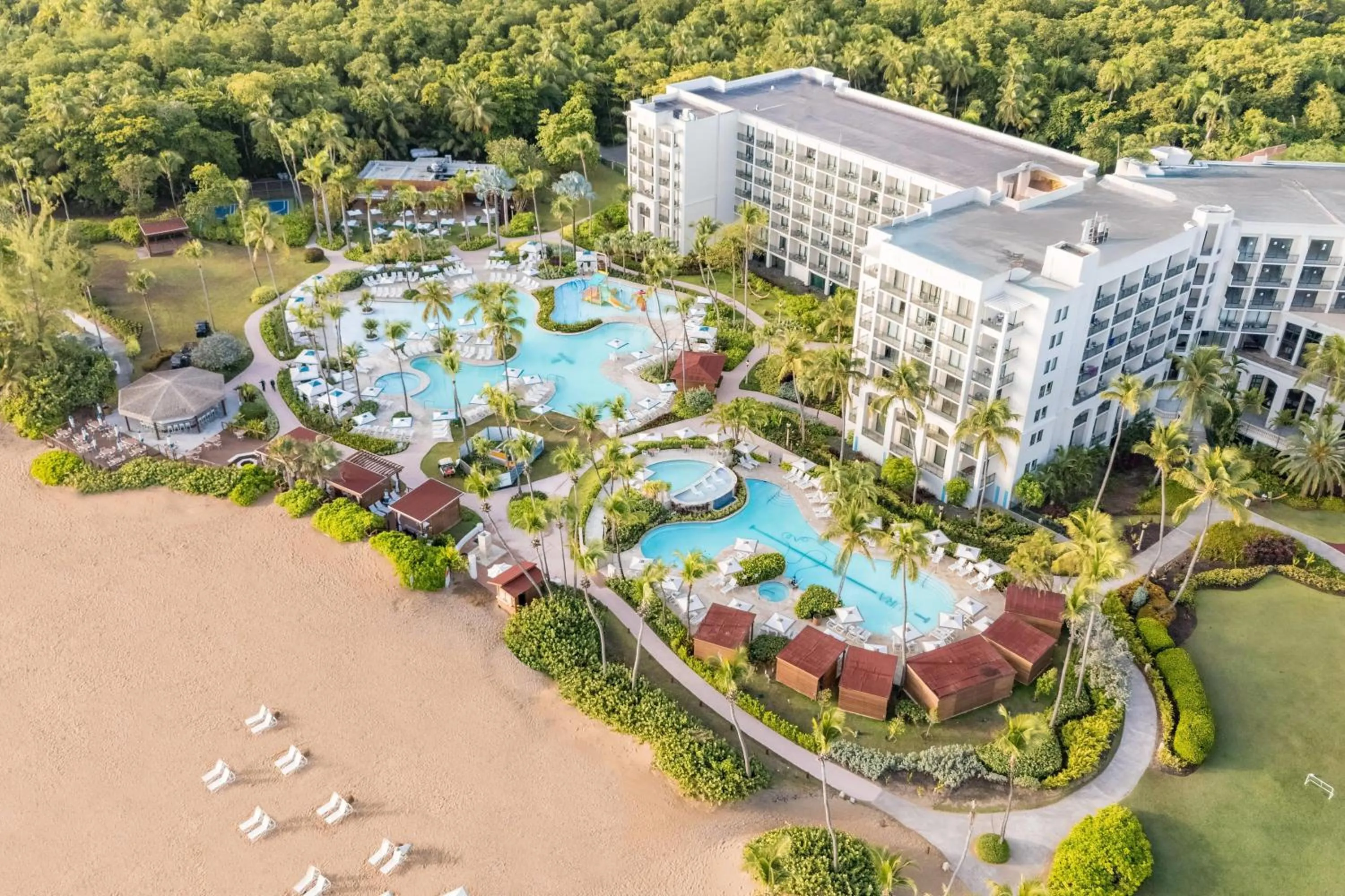 Property building in Wyndham Grand Rio Mar Rainforest Beach and Golf Resort