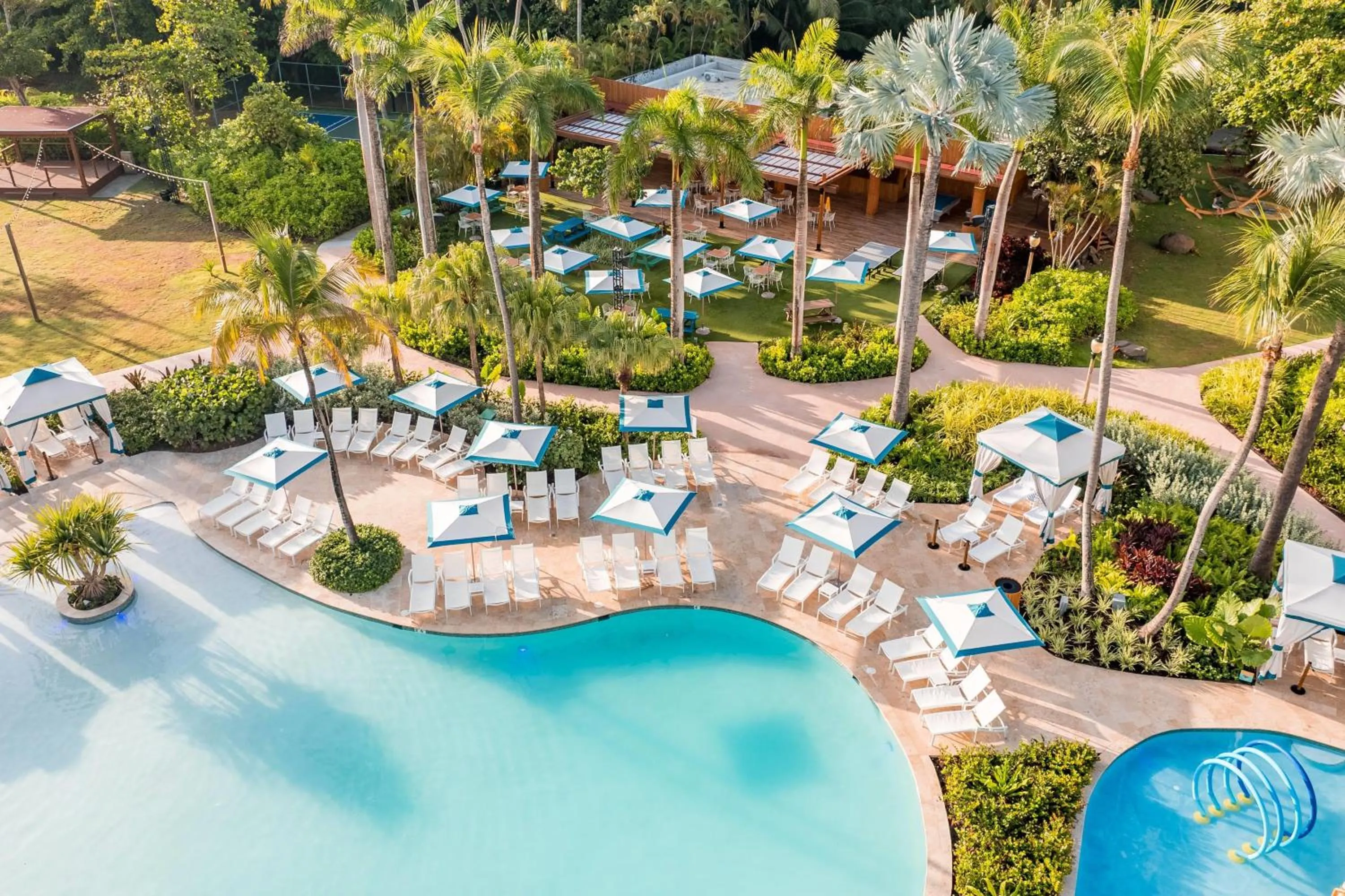 Pool view in Wyndham Grand Rio Mar Rainforest Beach and Golf Resort