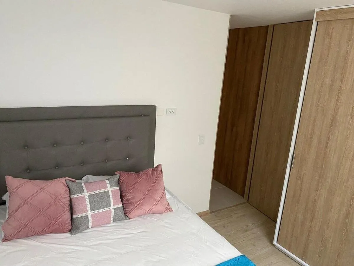 Bed in Apartamentos Avenida del malecón, frente al lago. Guatape