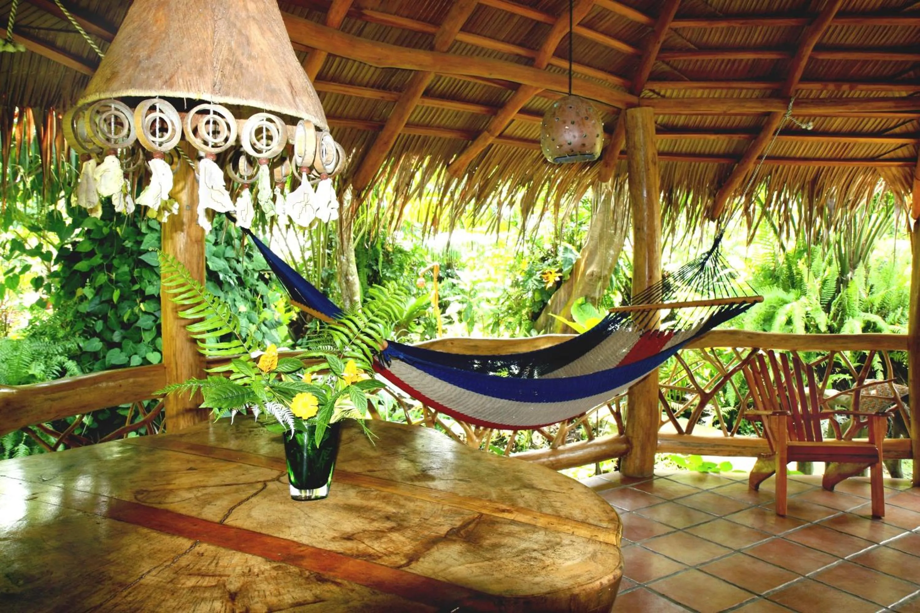Patio in Hotel La Costa de Papito