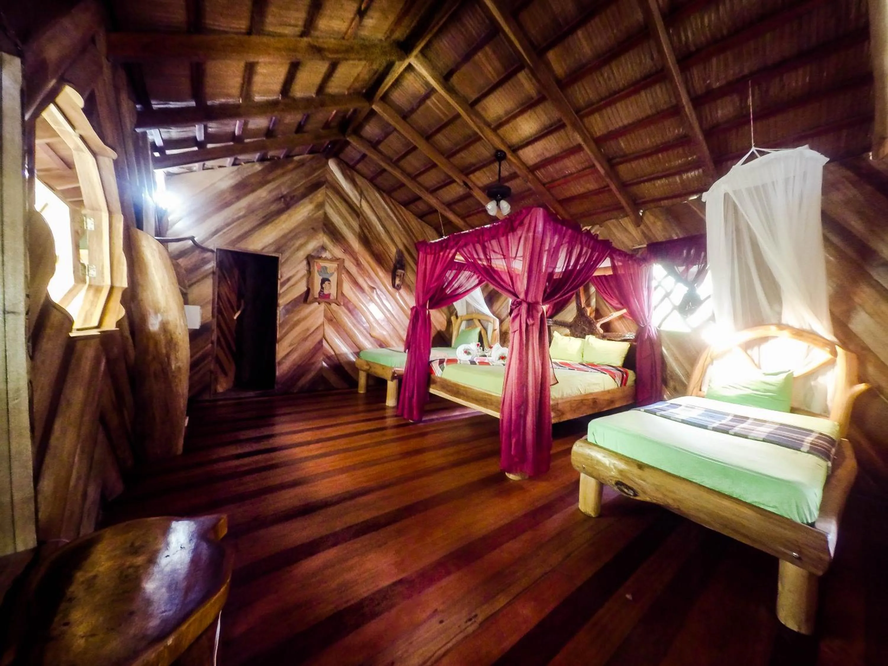 Decorative detail, Bed in Hotel La Costa de Papito