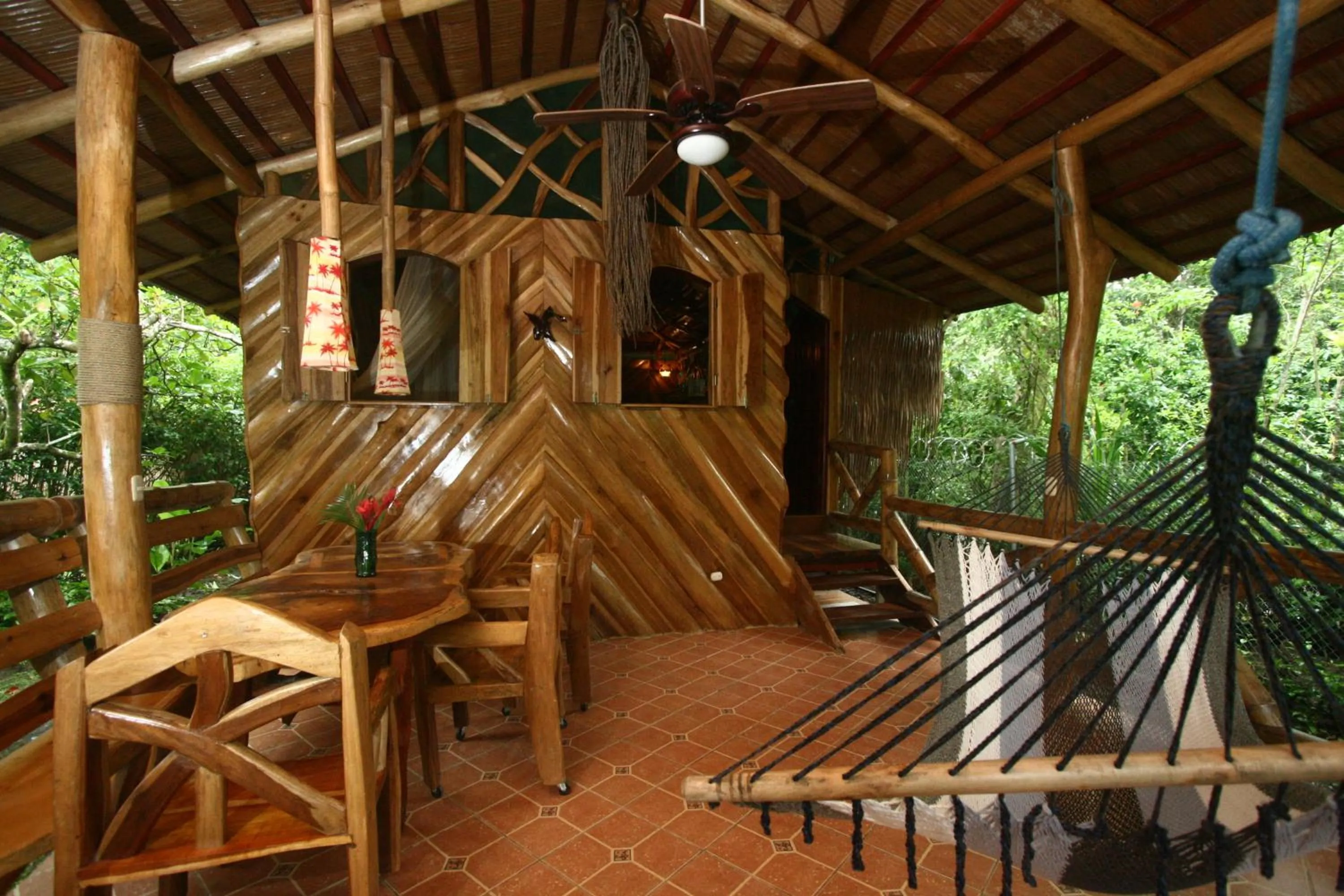 Patio in Hotel La Costa de Papito