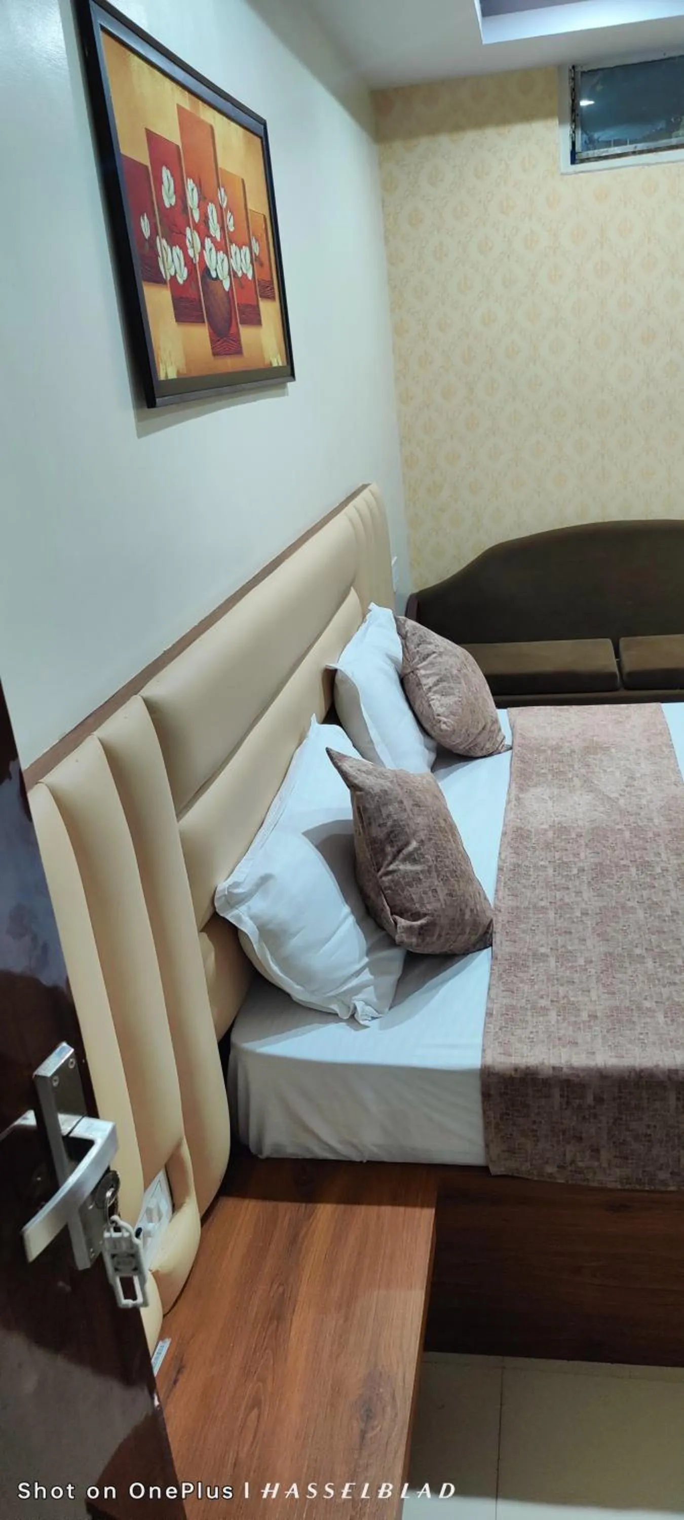 Bed in Hotel Siddhi Vinayak