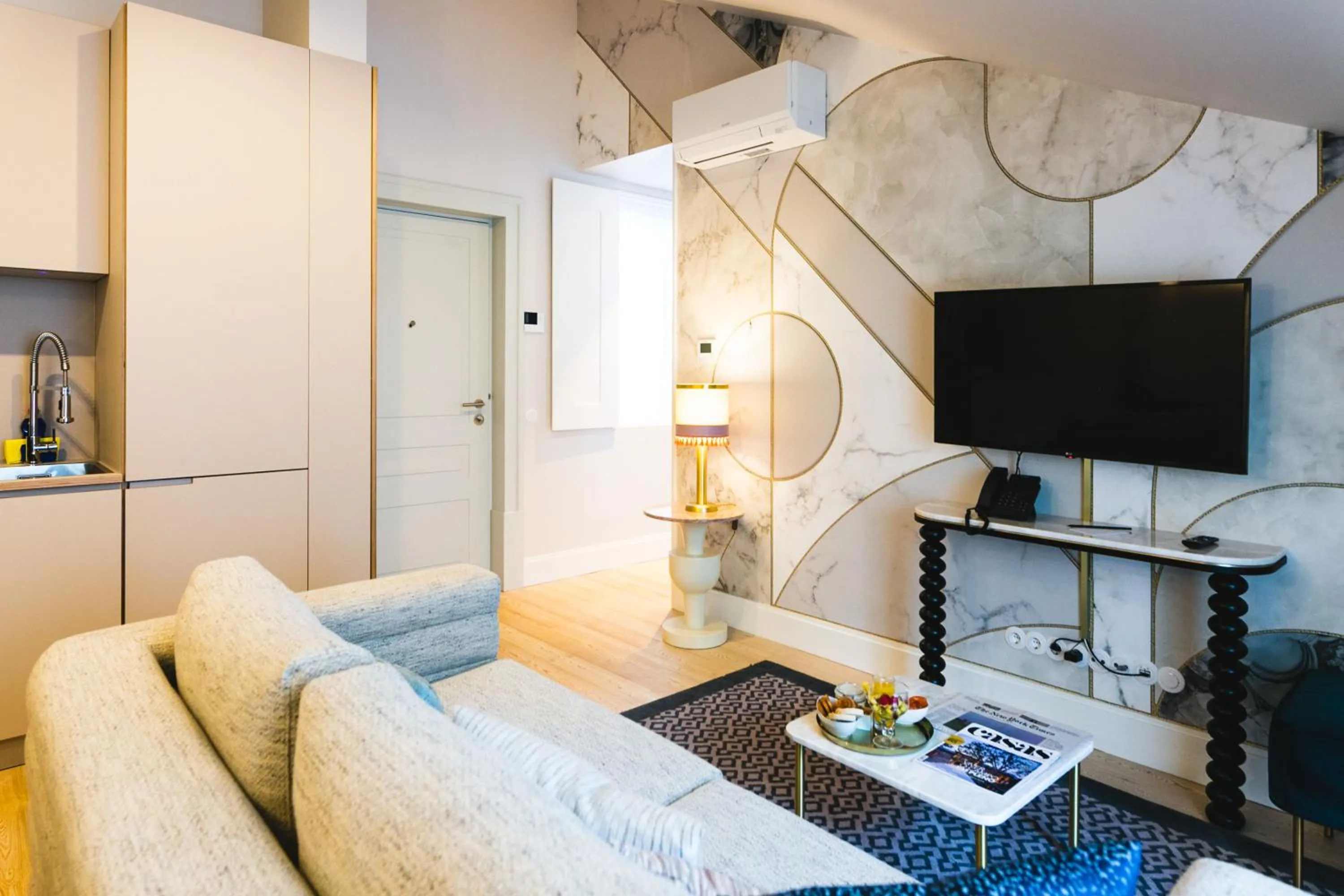 Living room in The Lift Apartments by RIDAN Hotels