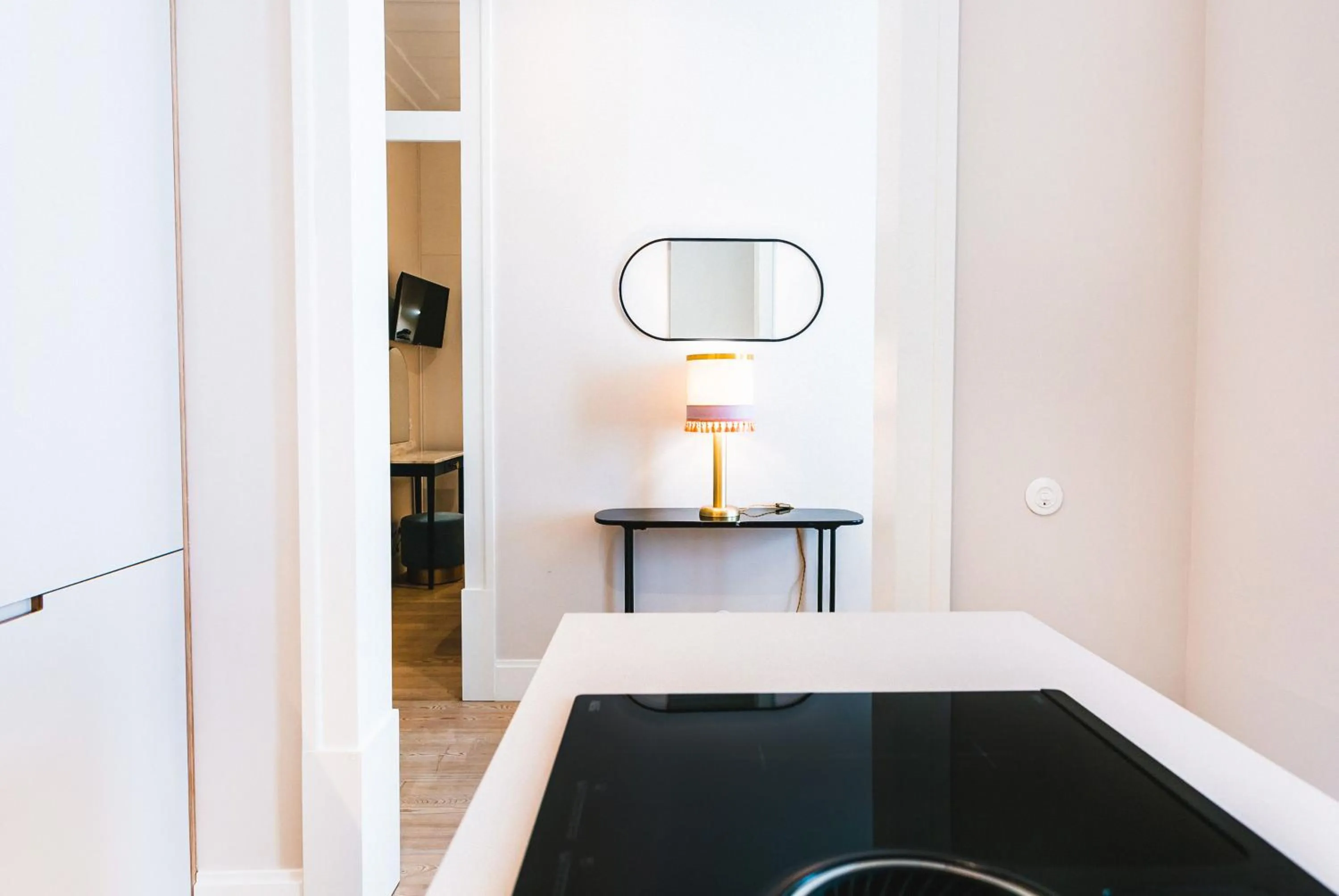 Kitchen or kitchenette in The Lift Apartments by RIDAN Hotels