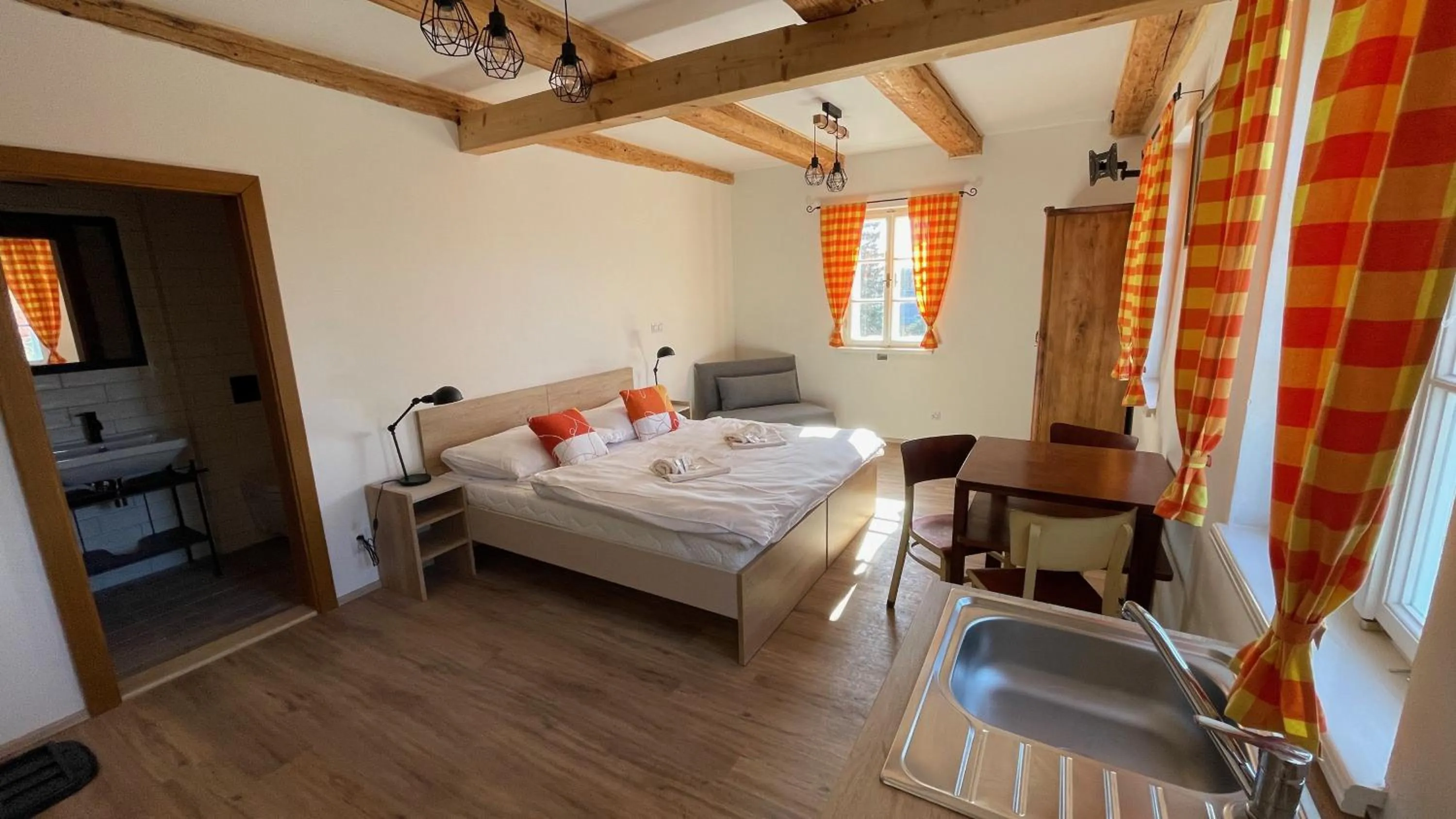 Bed in Penzion Pod Devítkou