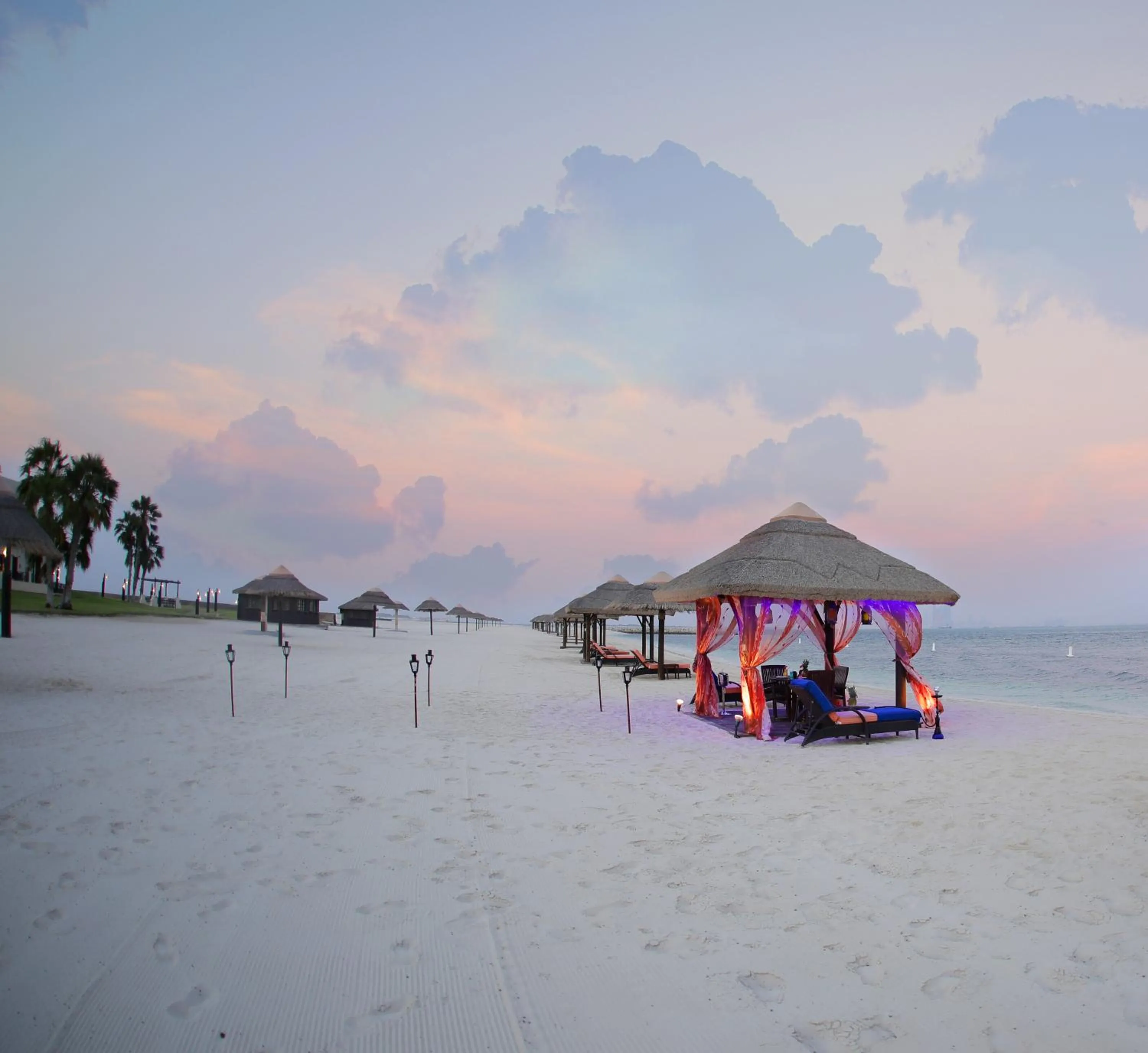 Beach in Al Maya Island & Resort