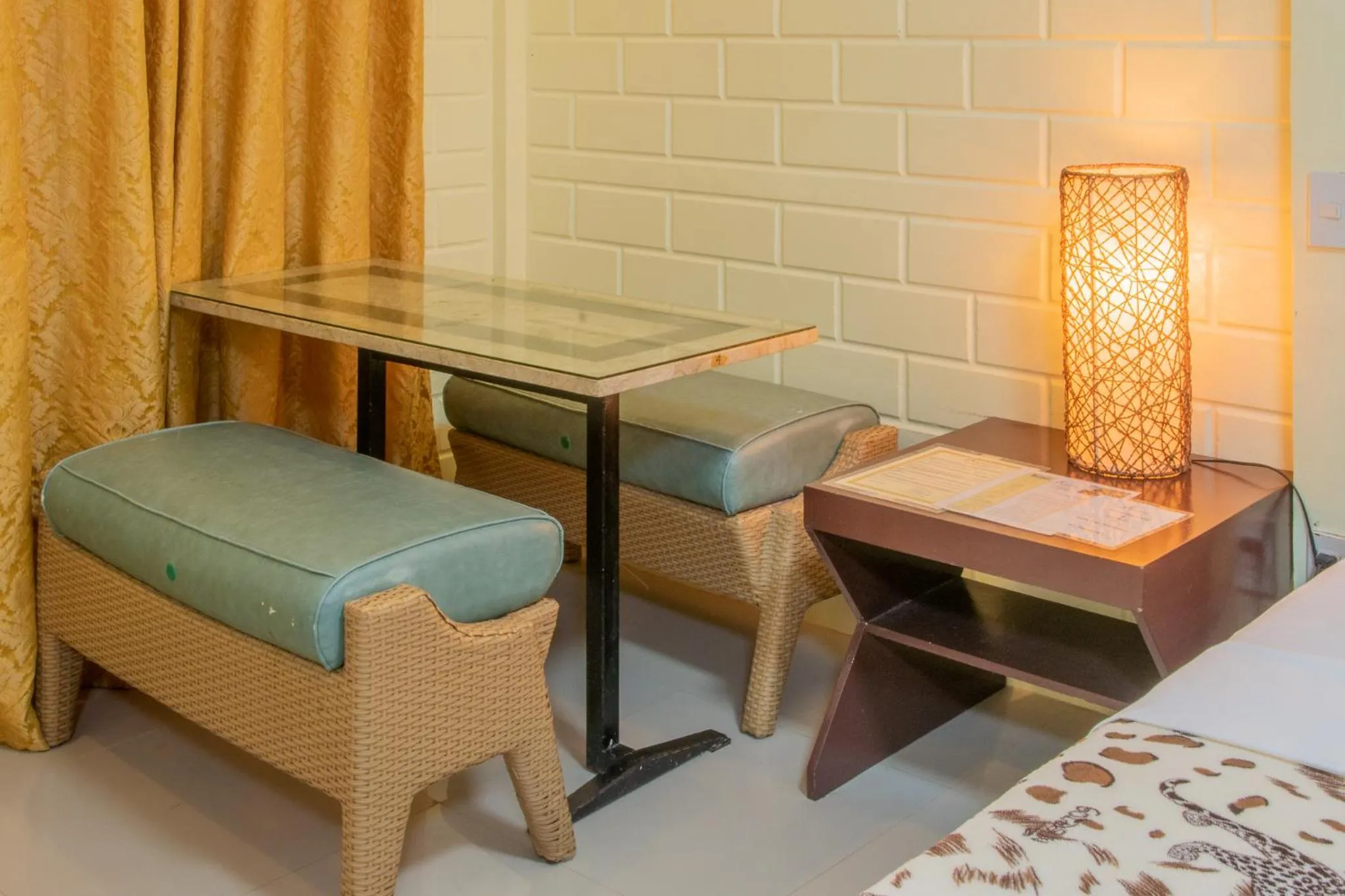 Bed in Almira Diving Resort- Panglao