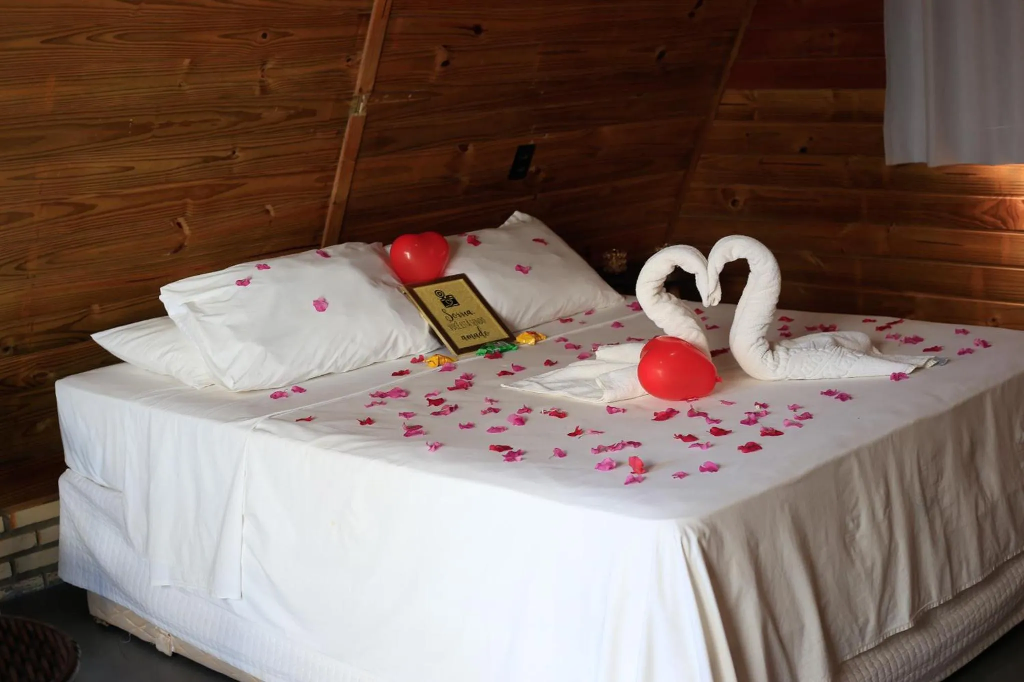 Bed in Pousada Bellissima Italia