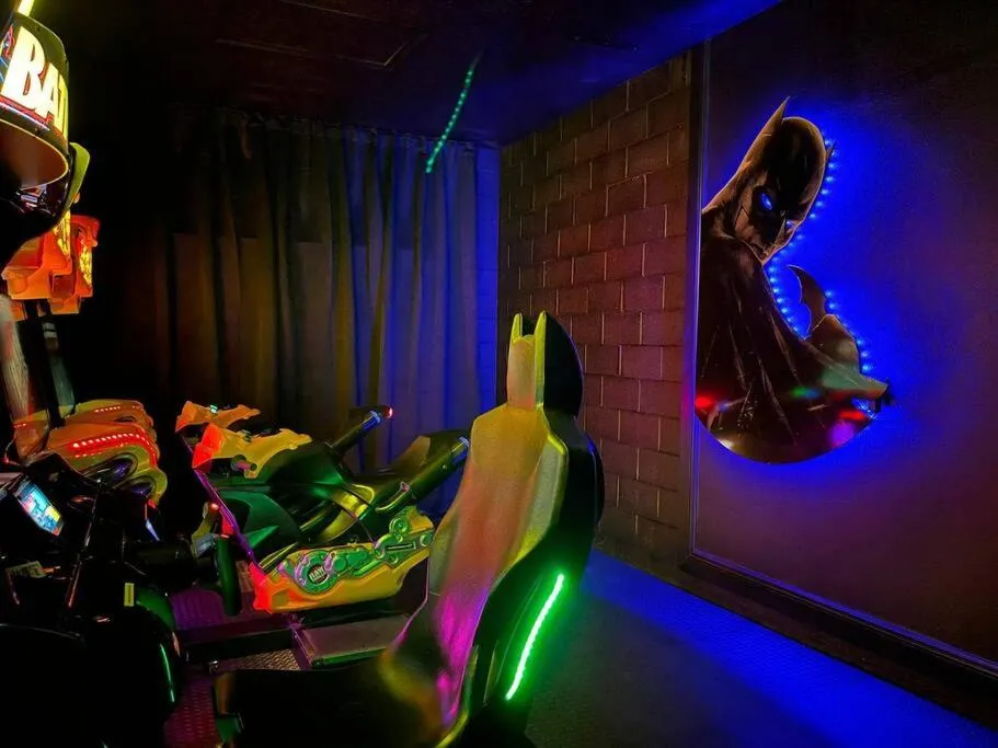 Game Room in Spectacular 12-Bed Mansion with game room