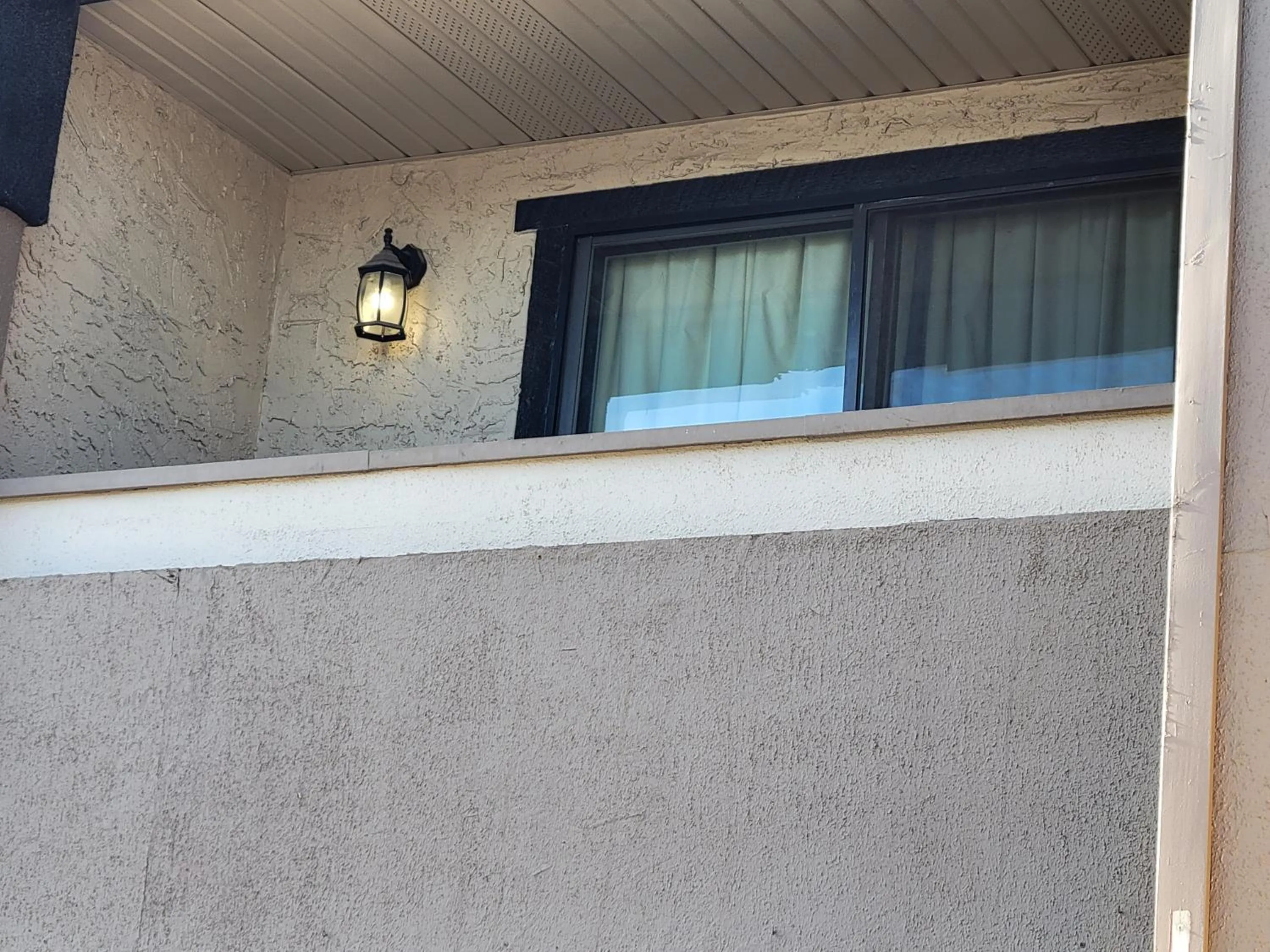 Patio in Super 8 North Red Deer