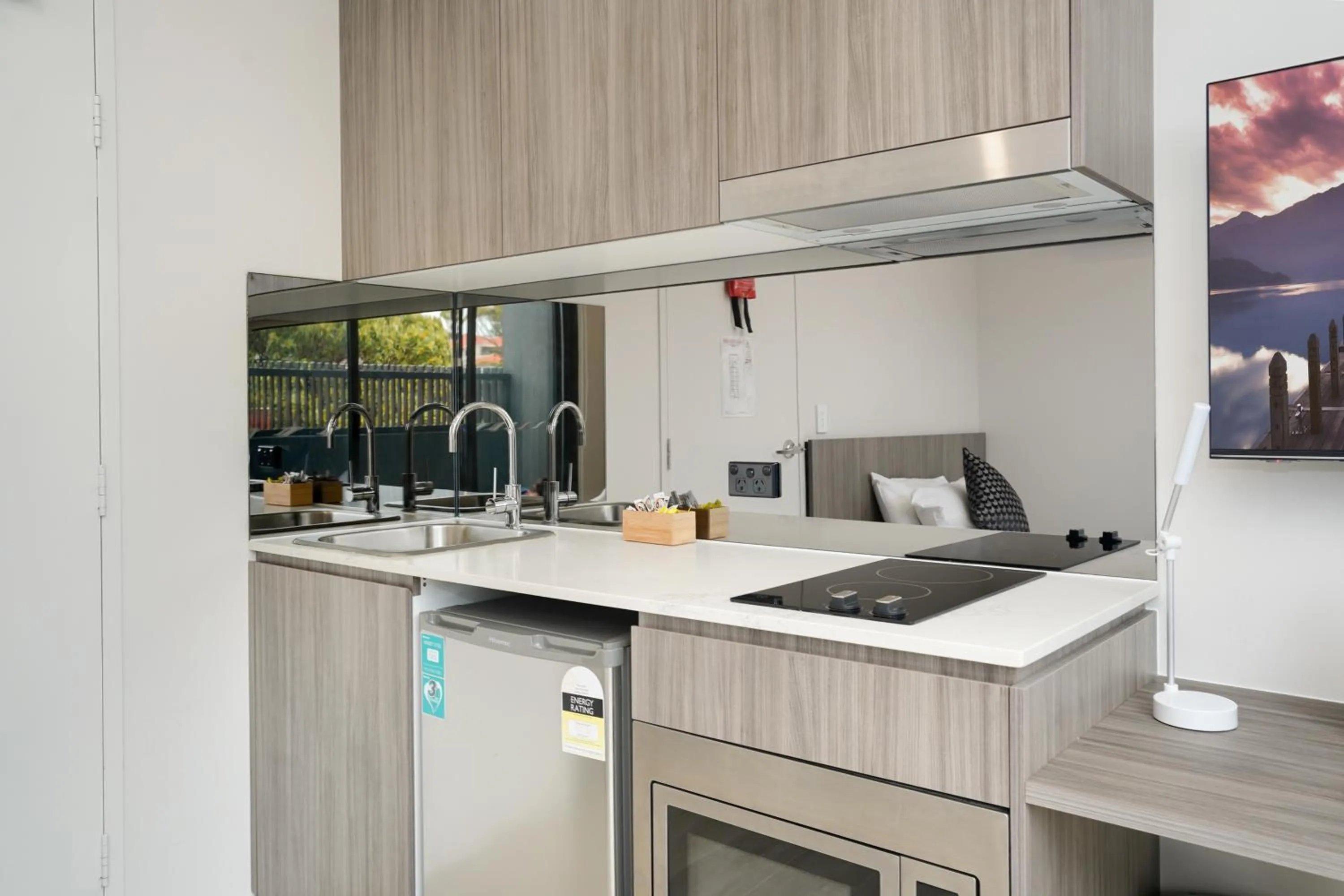Kitchen or kitchenette in Coogee Studio Apartments