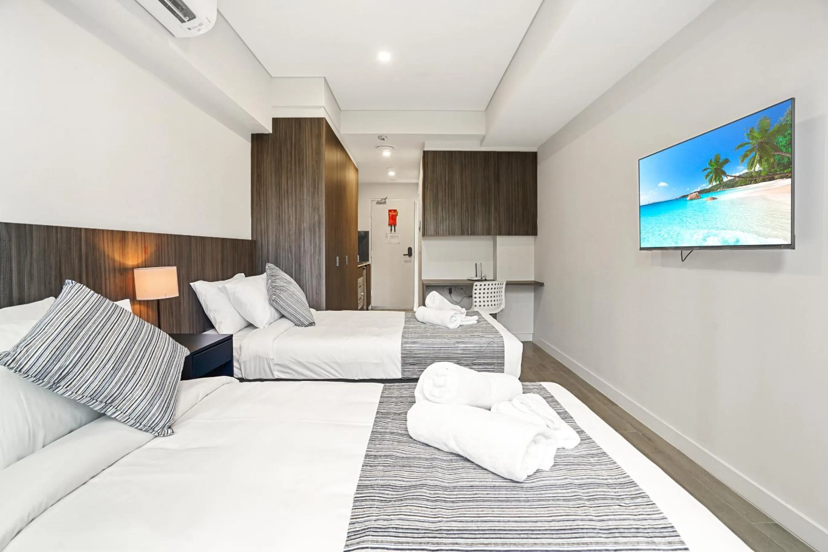 Bed in Coogee Studio Apartments