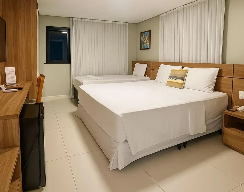 Bed in Paraiso Beach Hotel