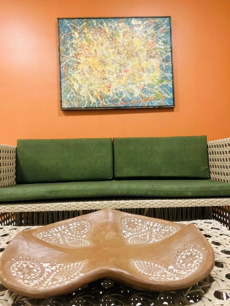 Decorative detail in Paraiso Beach Hotel