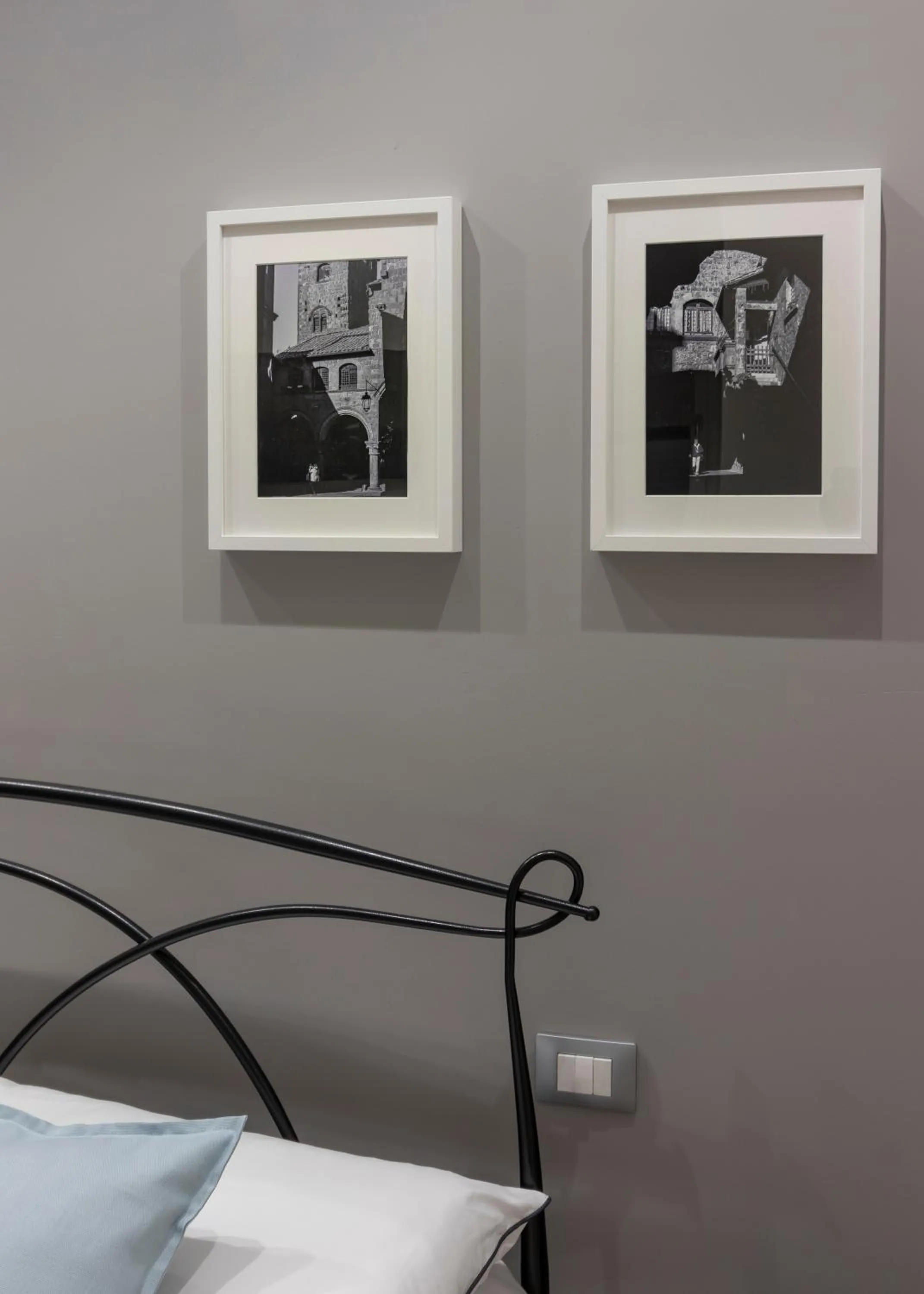 Decorative detail, Bed in Alloggio San Gemini