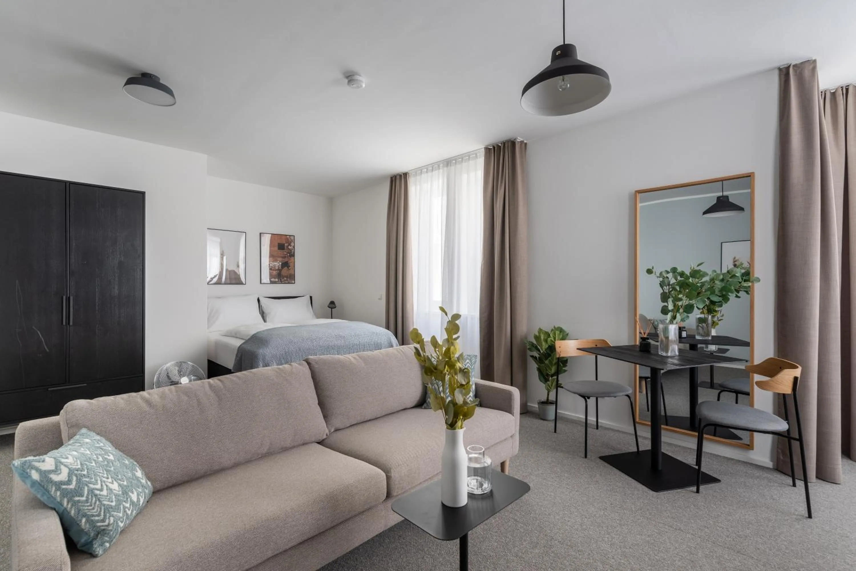 Bed in Limehome Linz Friedrichstraße