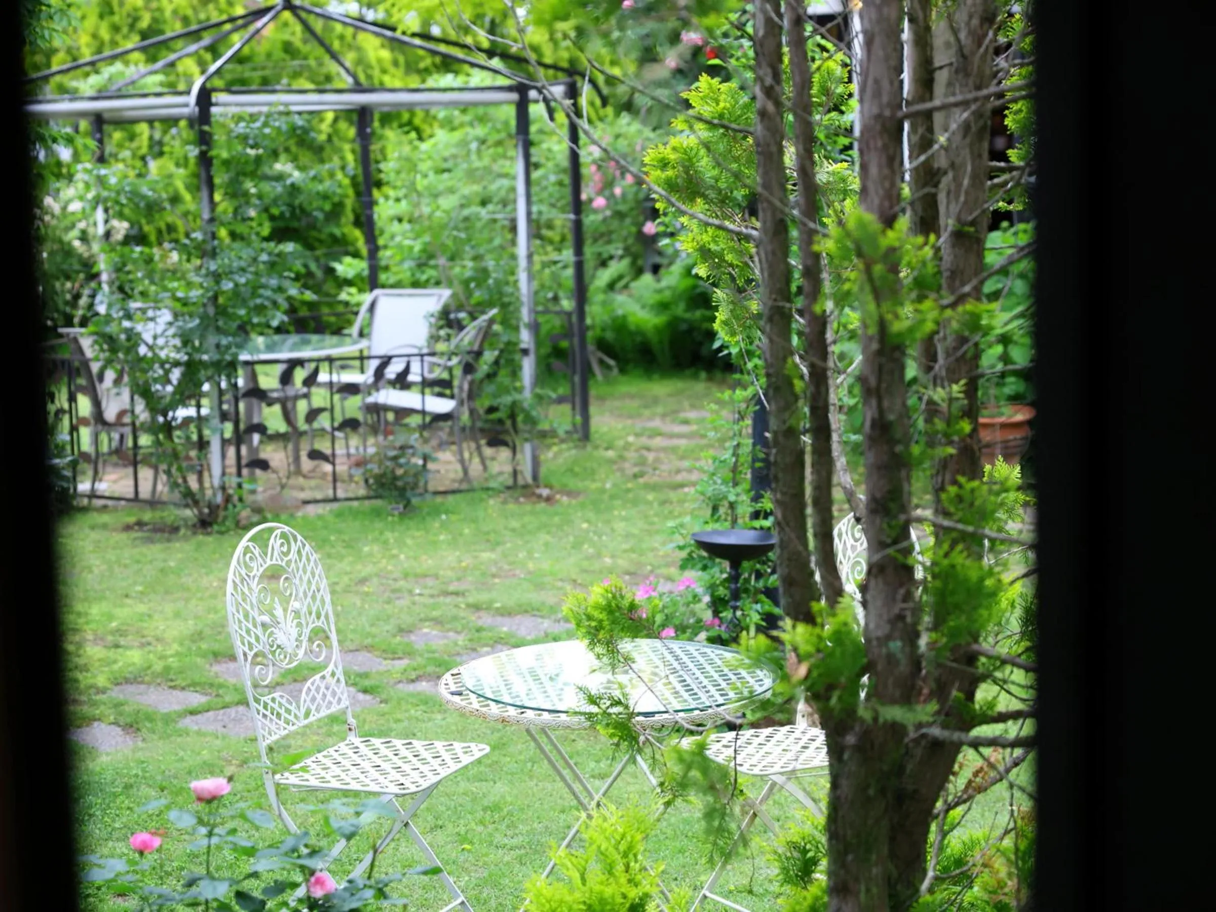 Garden view in Petit Hotel & Restaurant Old Age