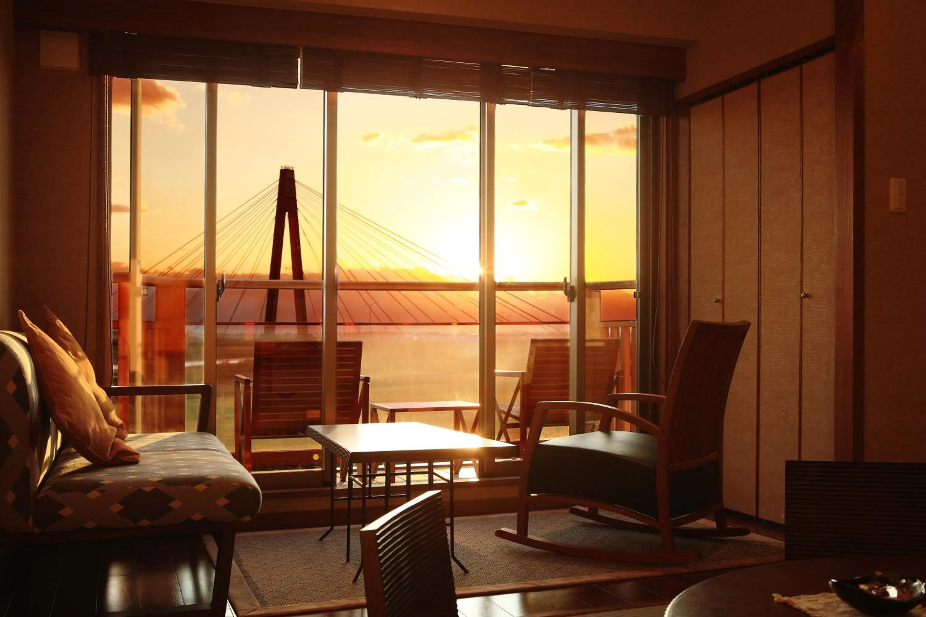 Living room in Tokachigawa Onsen Daiichi Hotel