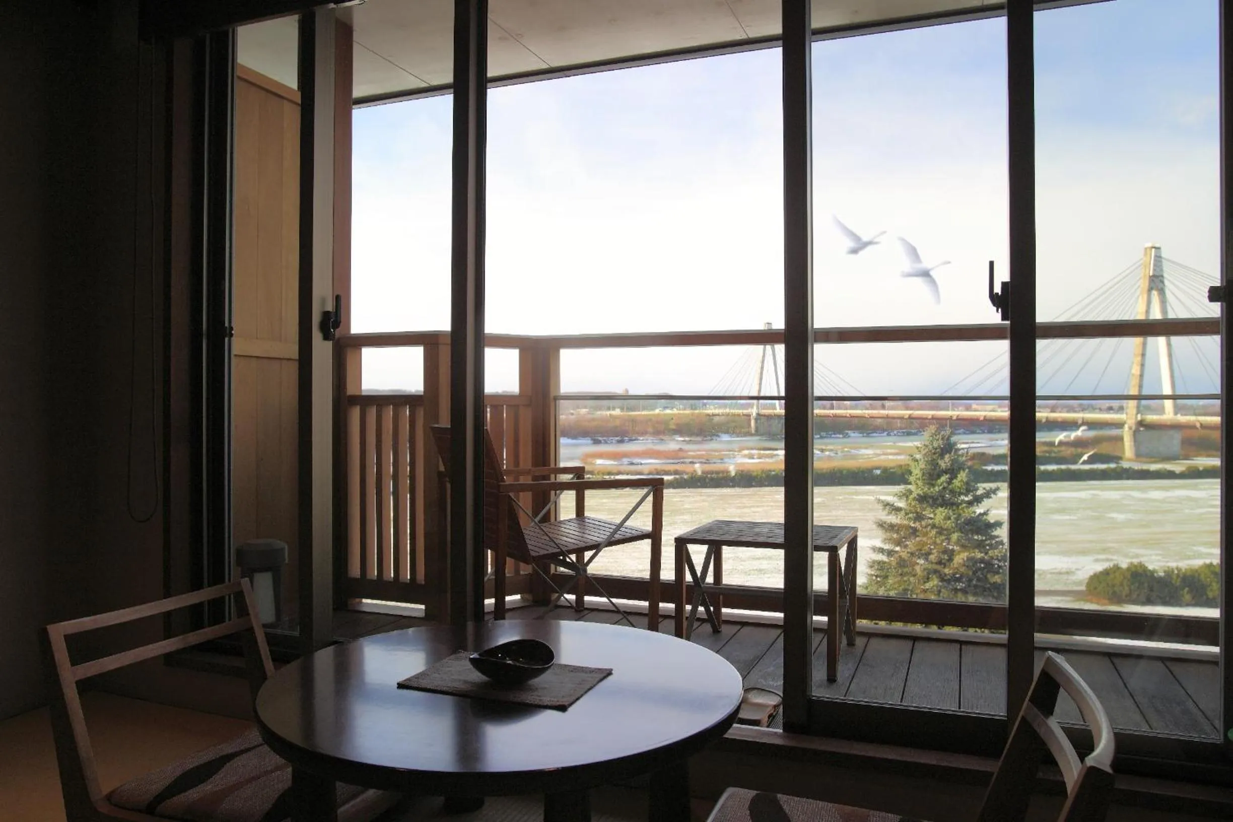 Balcony/Terrace in Tokachigawa Onsen Daiichi Hotel