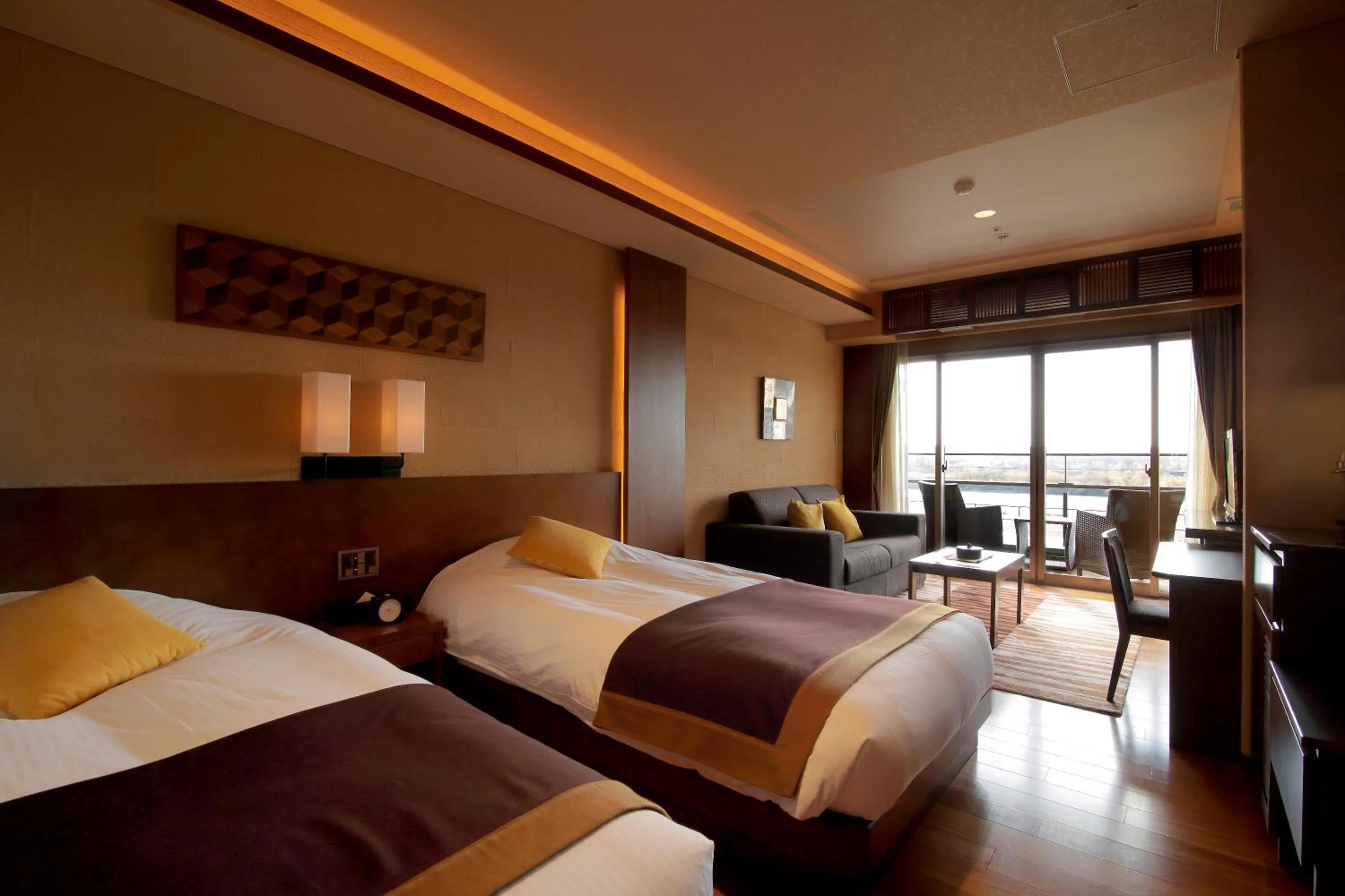 Bedroom, Bed in Tokachigawa Onsen Daiichi Hotel