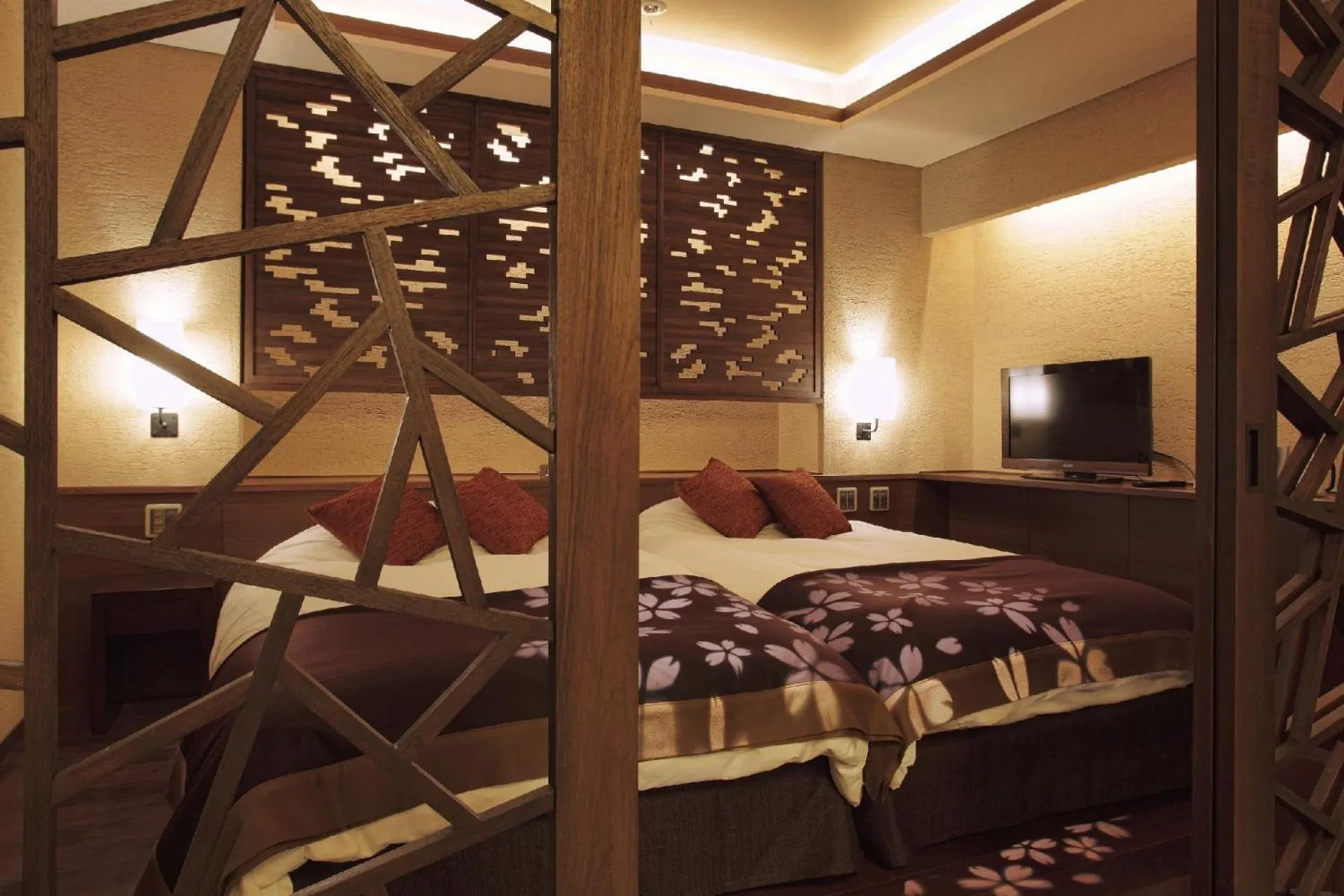 Bed in Tokachigawa Onsen Daiichi Hotel