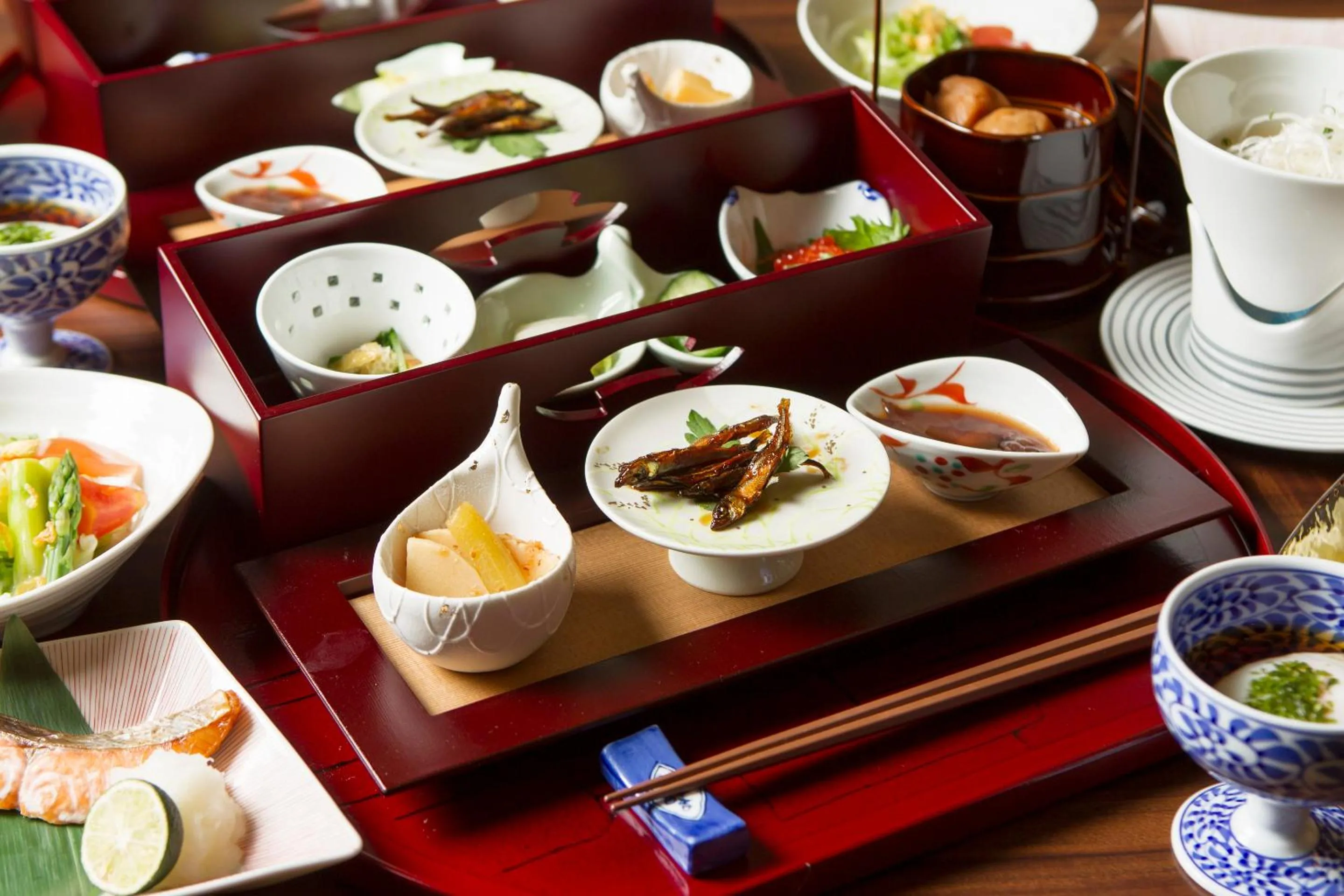 Food close-up in Tokachigawa Onsen Daiichi Hotel