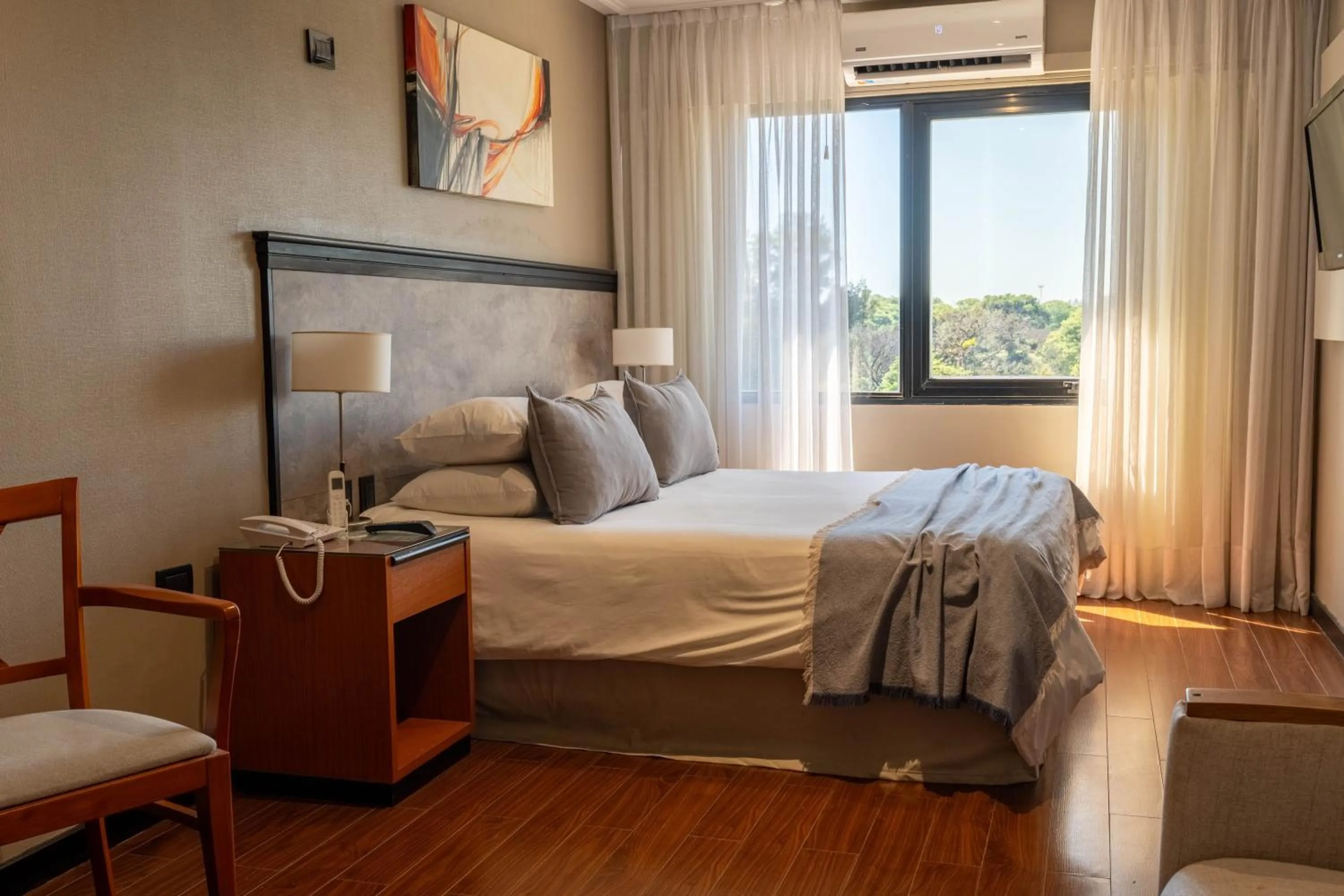 Bed in Garden Park Hotel