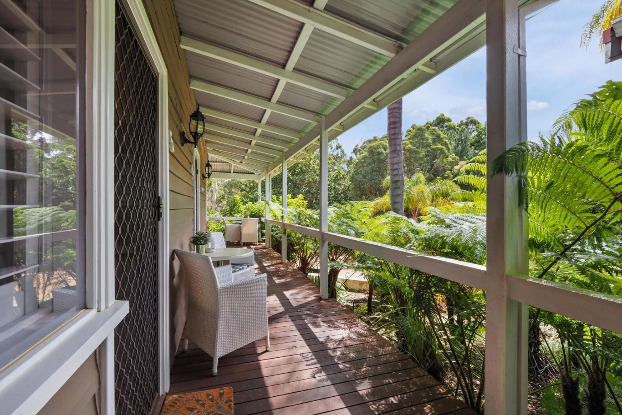 Patio in Forest Lodge Resort