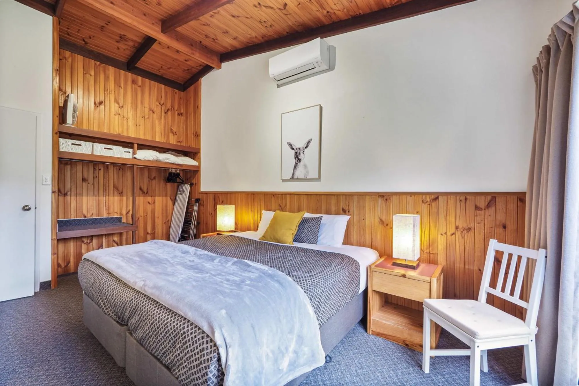 Bed in Forest Lodge Resort