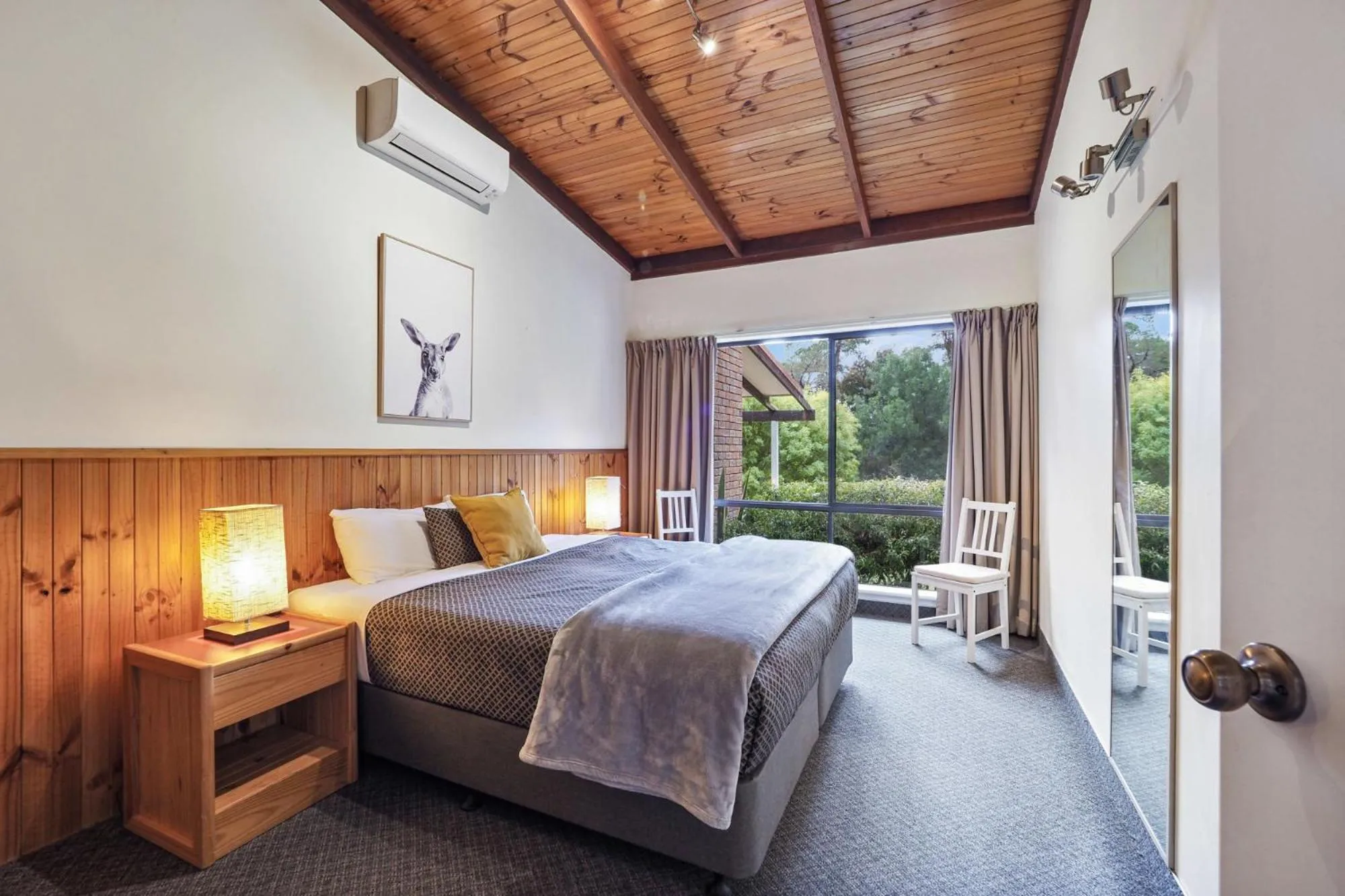 Bed in Forest Lodge Resort