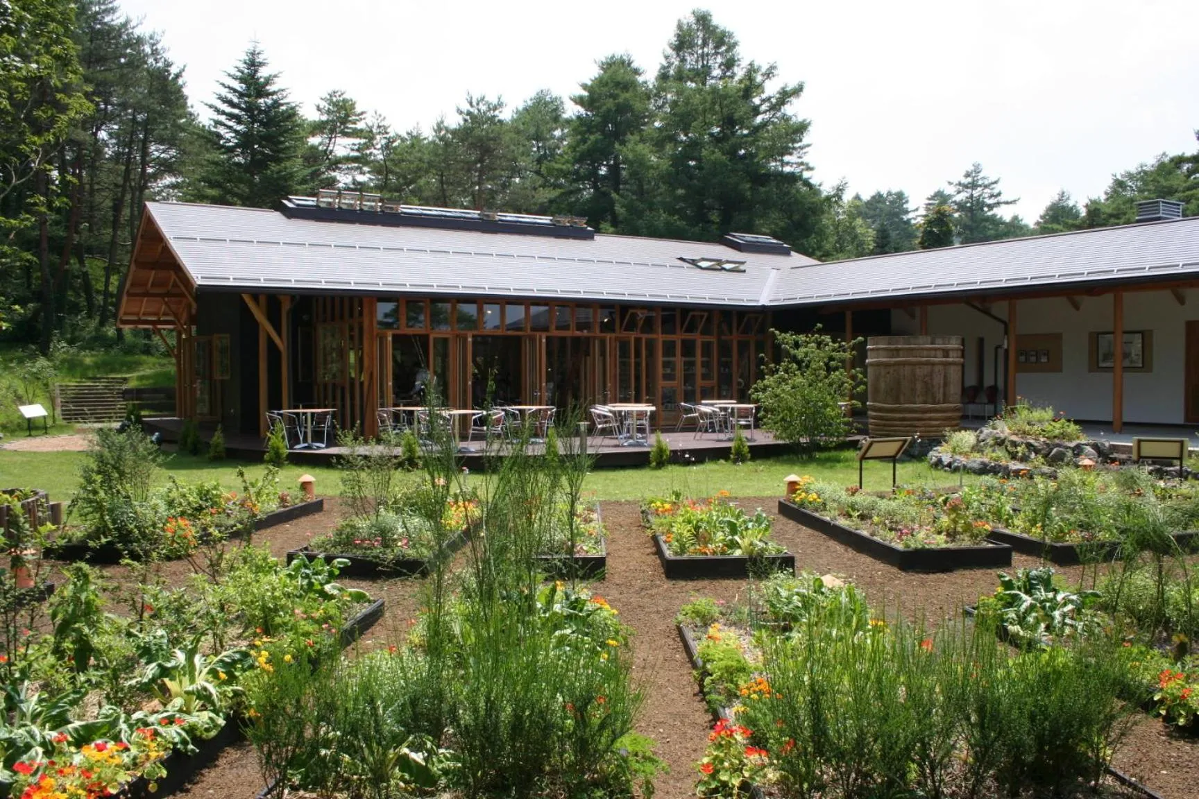 Facade/entrance in PICA Yamanakako Village