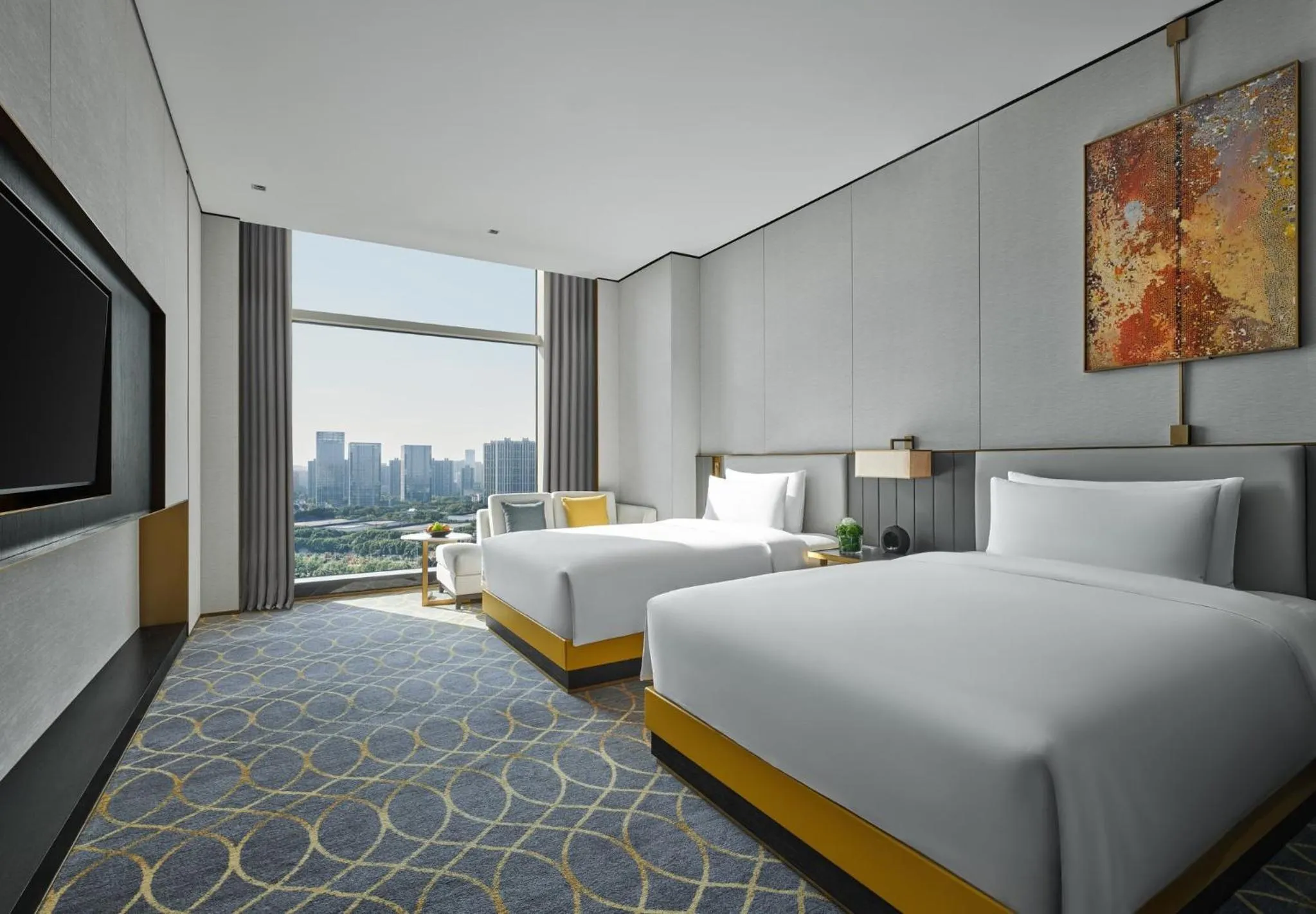 Photo of the whole room, Bed in The Azure Ningbo, Vignette Collection