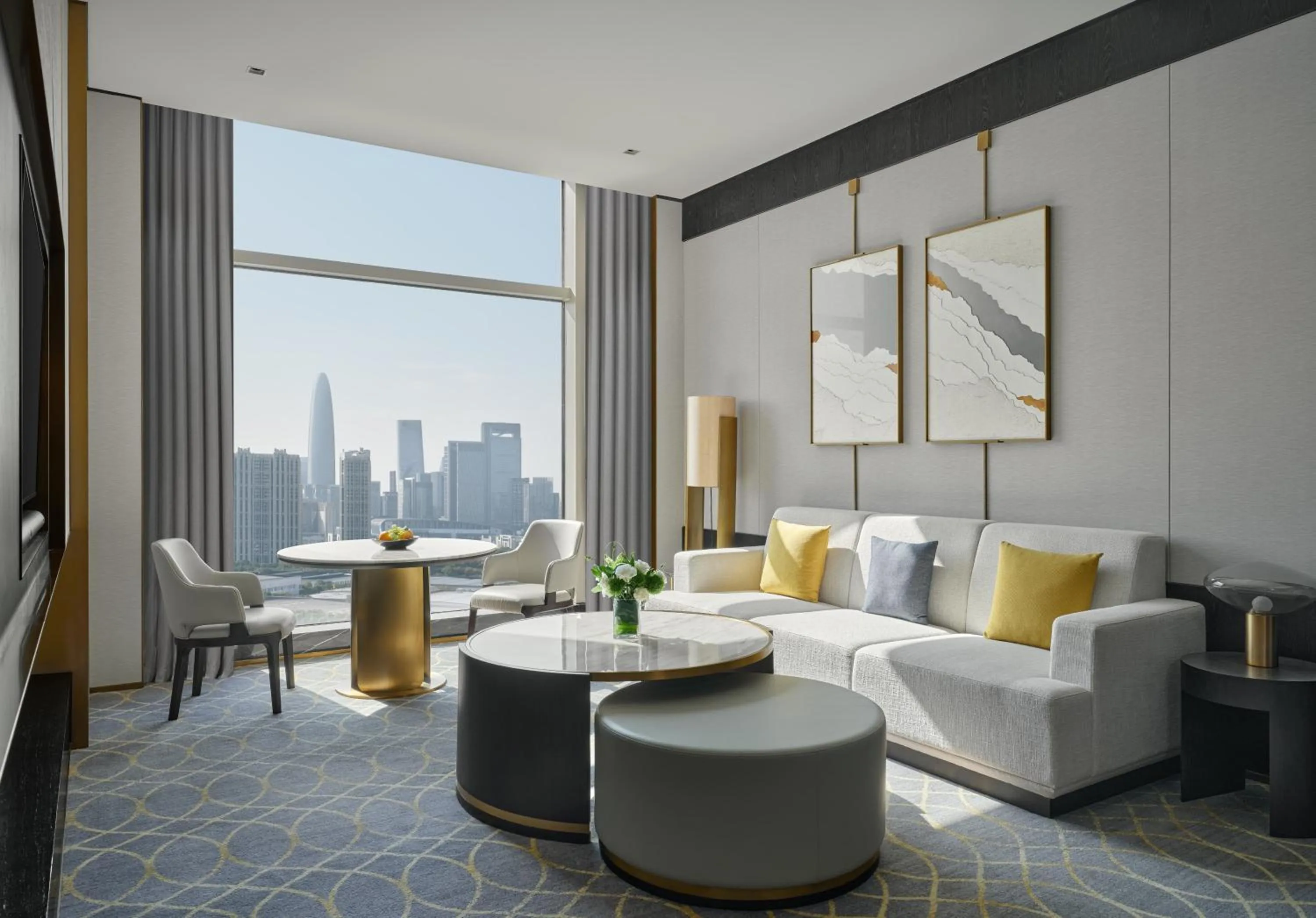 Living room in The Azure Ningbo, Vignette Collection