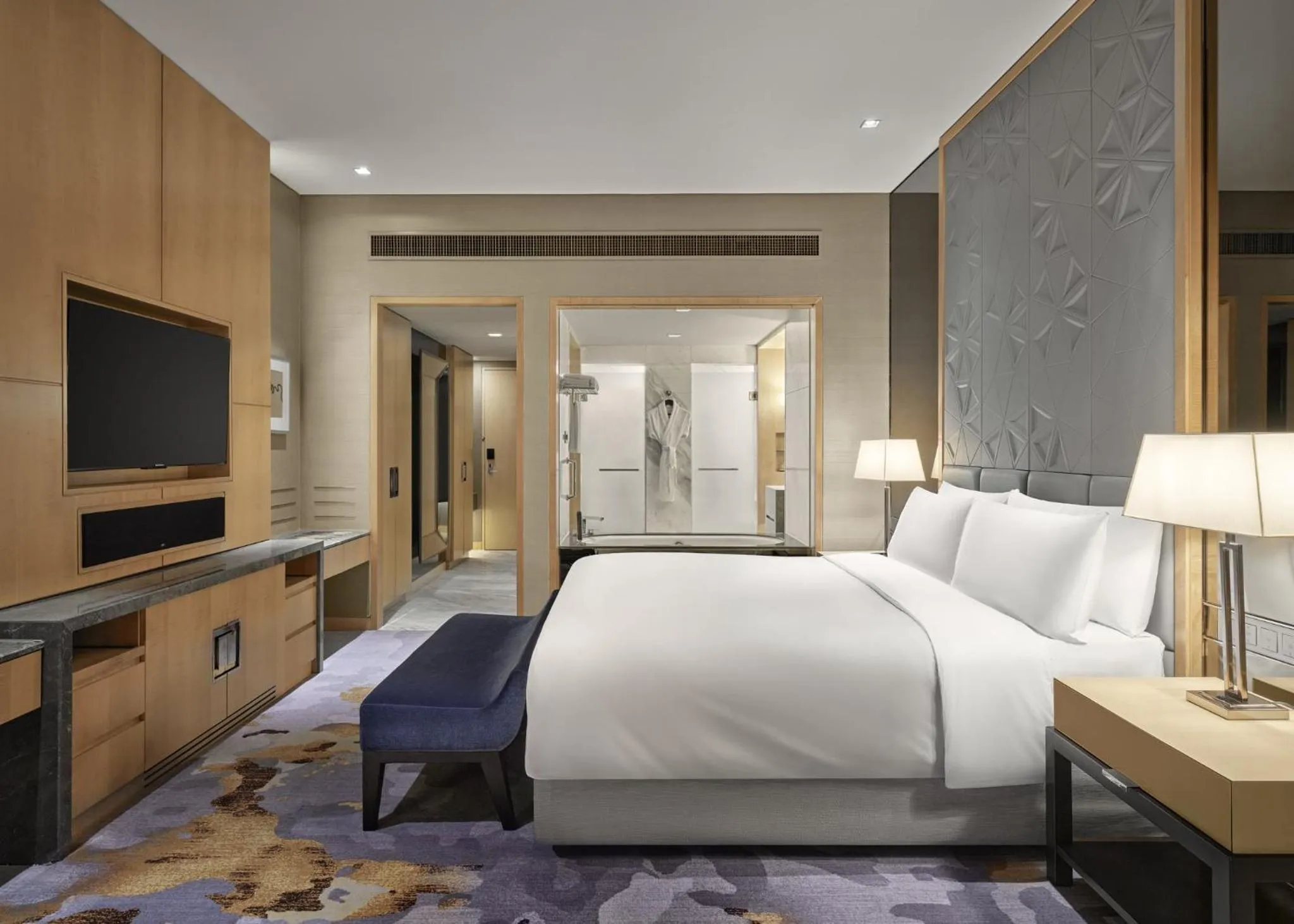 Photo of the whole room, Bed in The Azure Ningbo, Vignette Collection