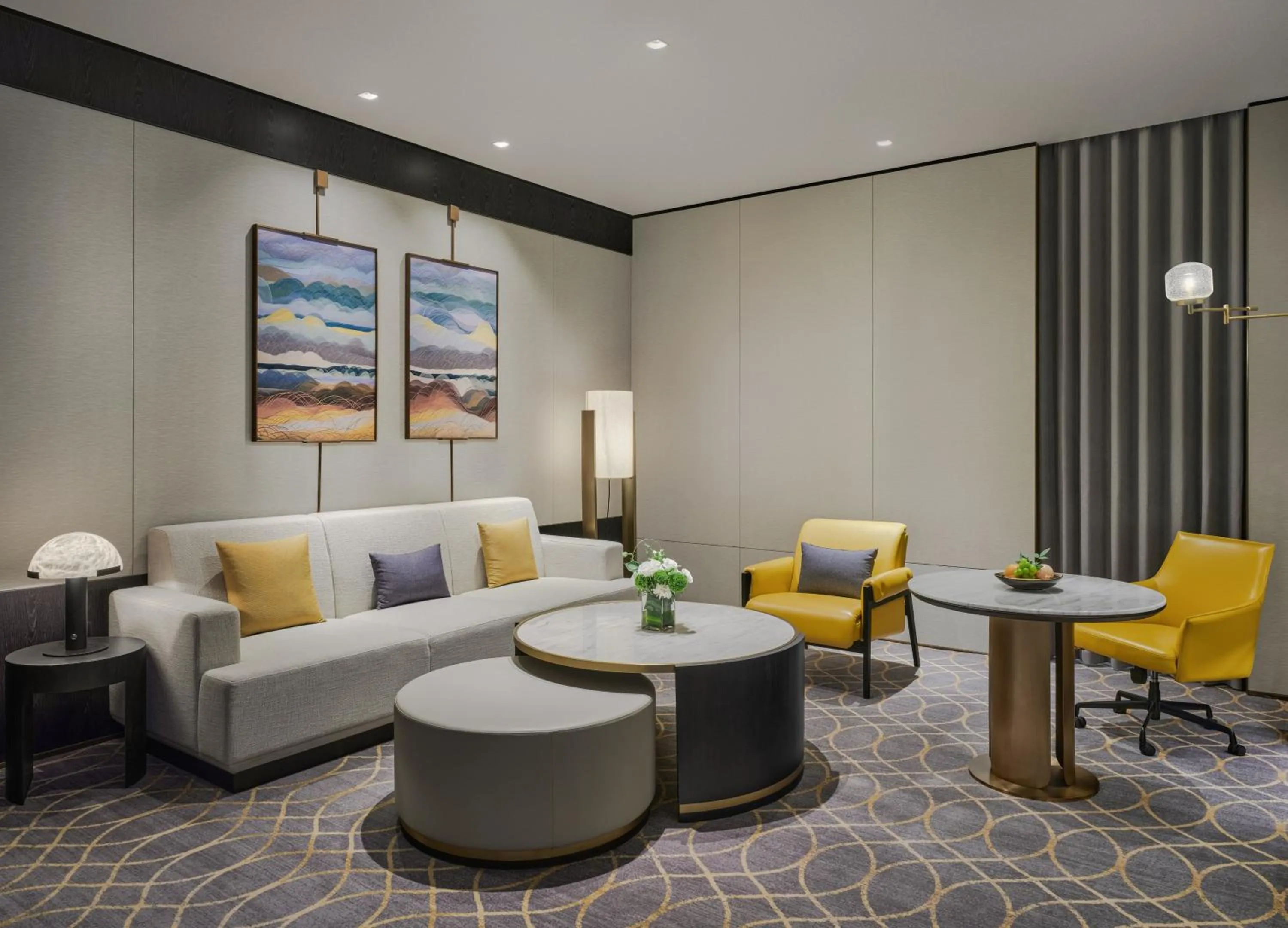 Living room in The Azure Ningbo, Vignette Collection