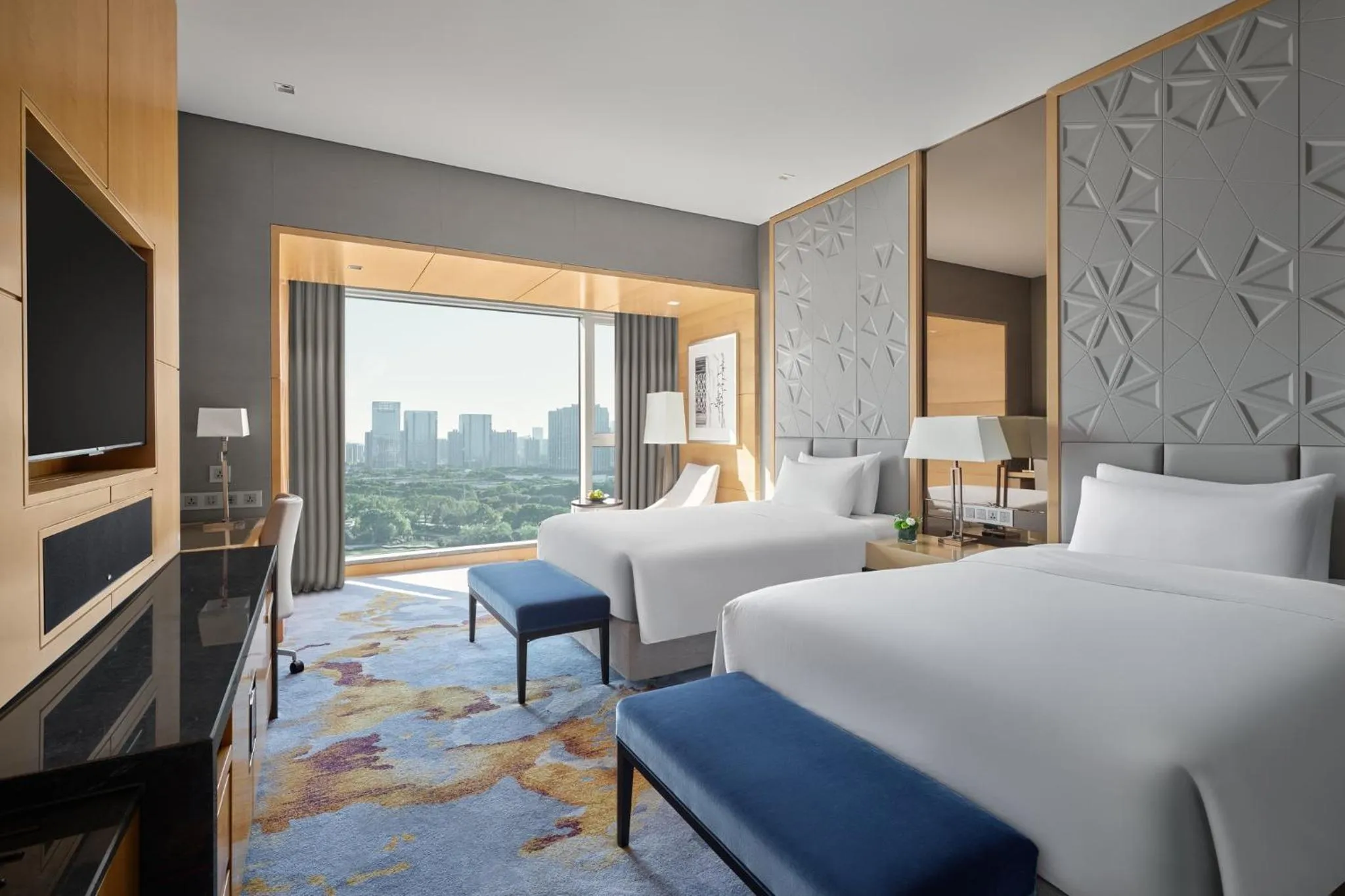 Photo of the whole room, Bed in The Azure Ningbo, Vignette Collection