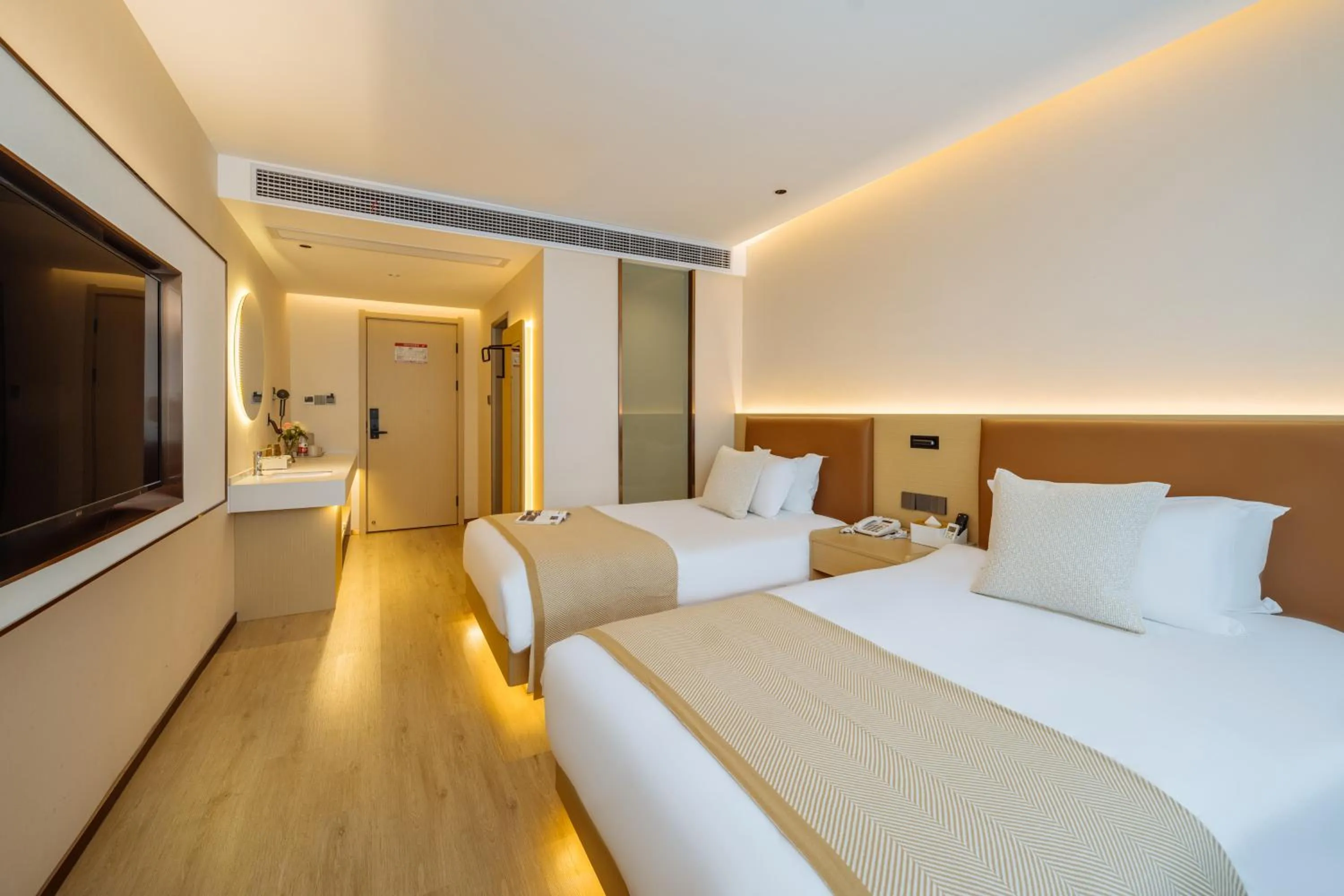 Bed in Old Street Yun Zhu Hotel