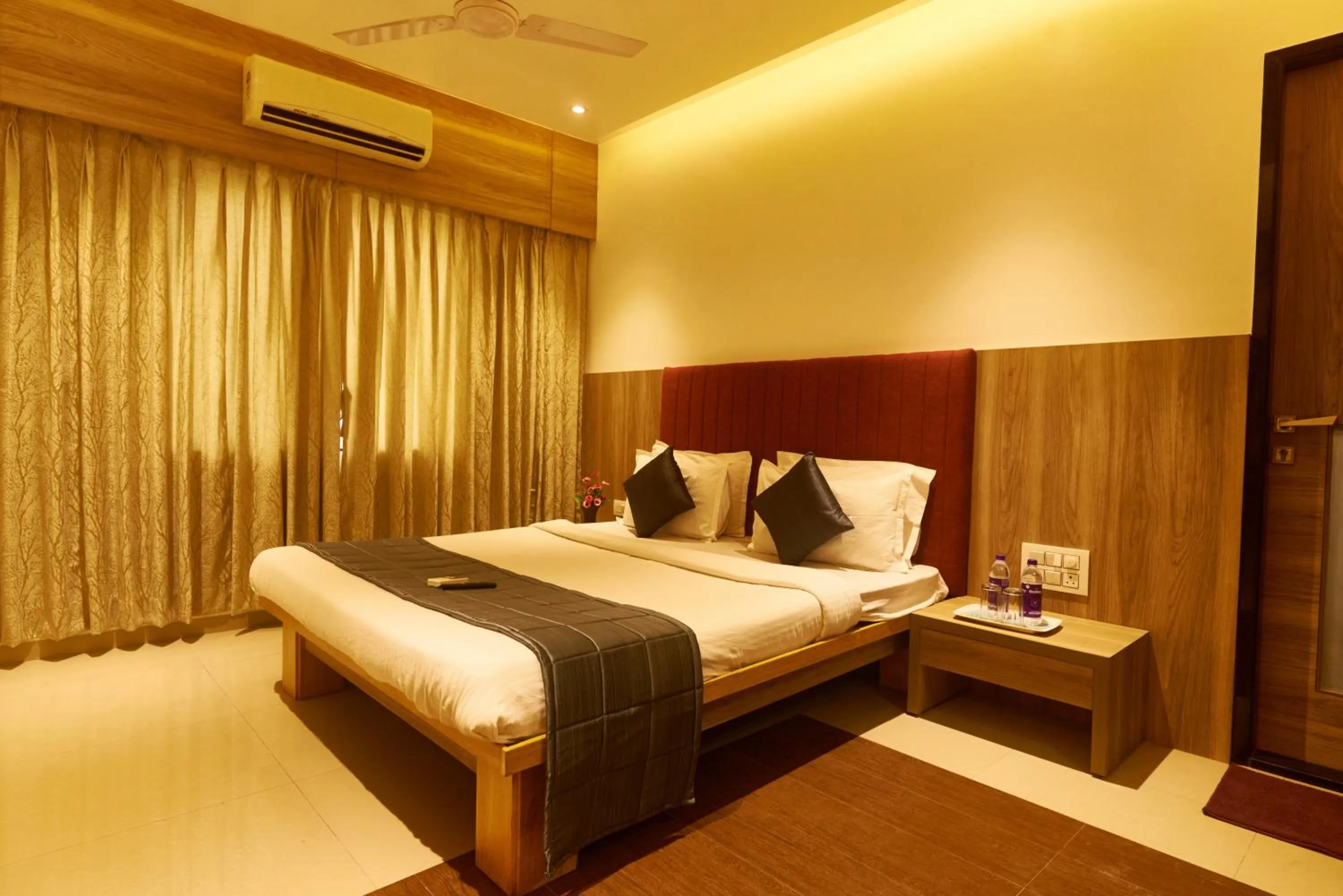 Bed in Hotel Anand Heritage