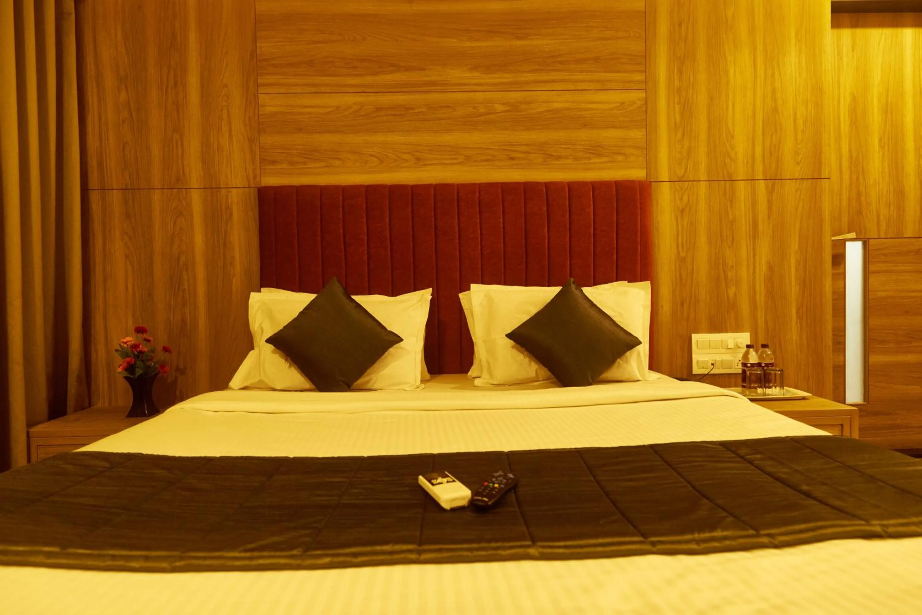 Bed in Hotel Anand Heritage