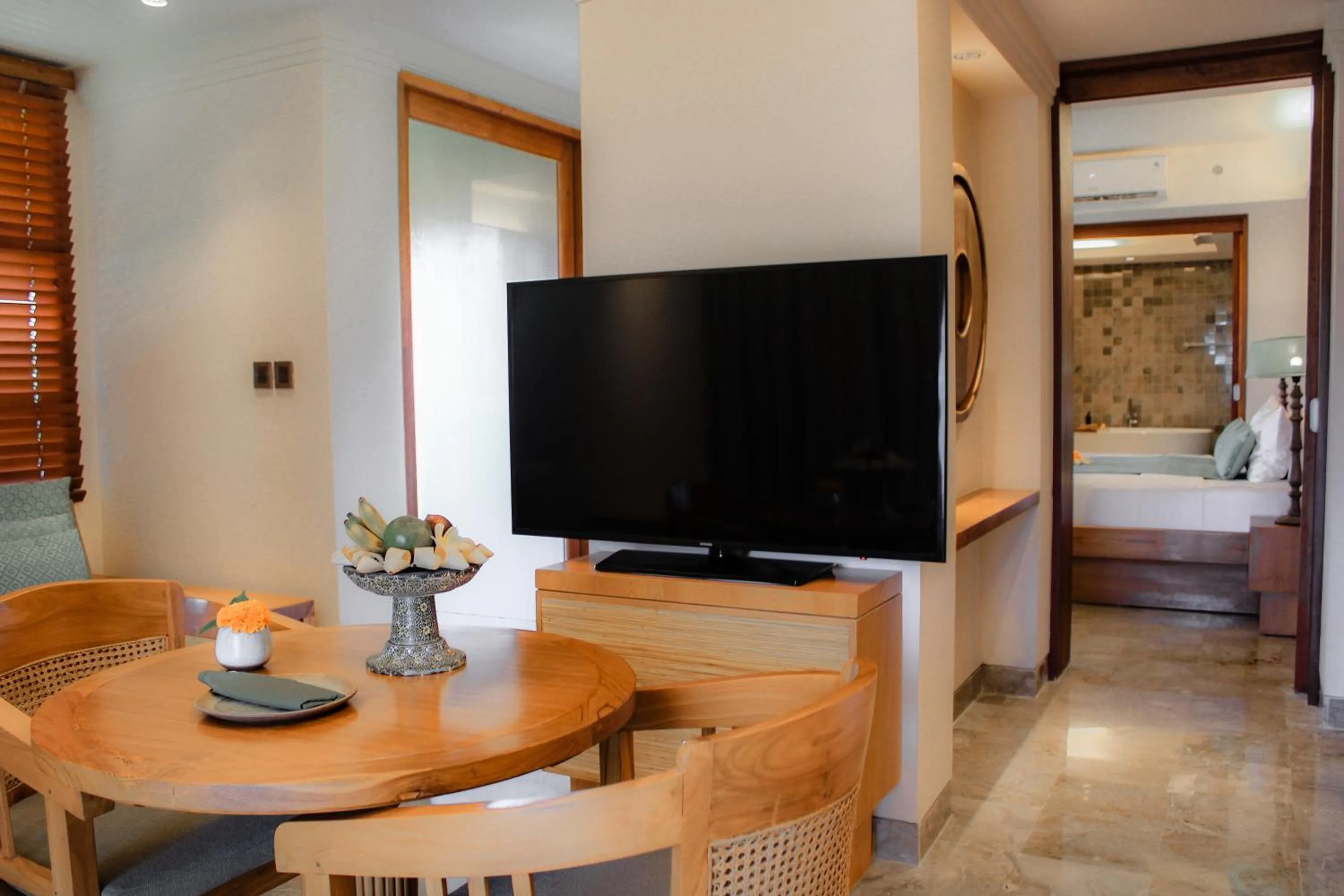 Living room, Bed in Amnaya Resort Nusa Dua