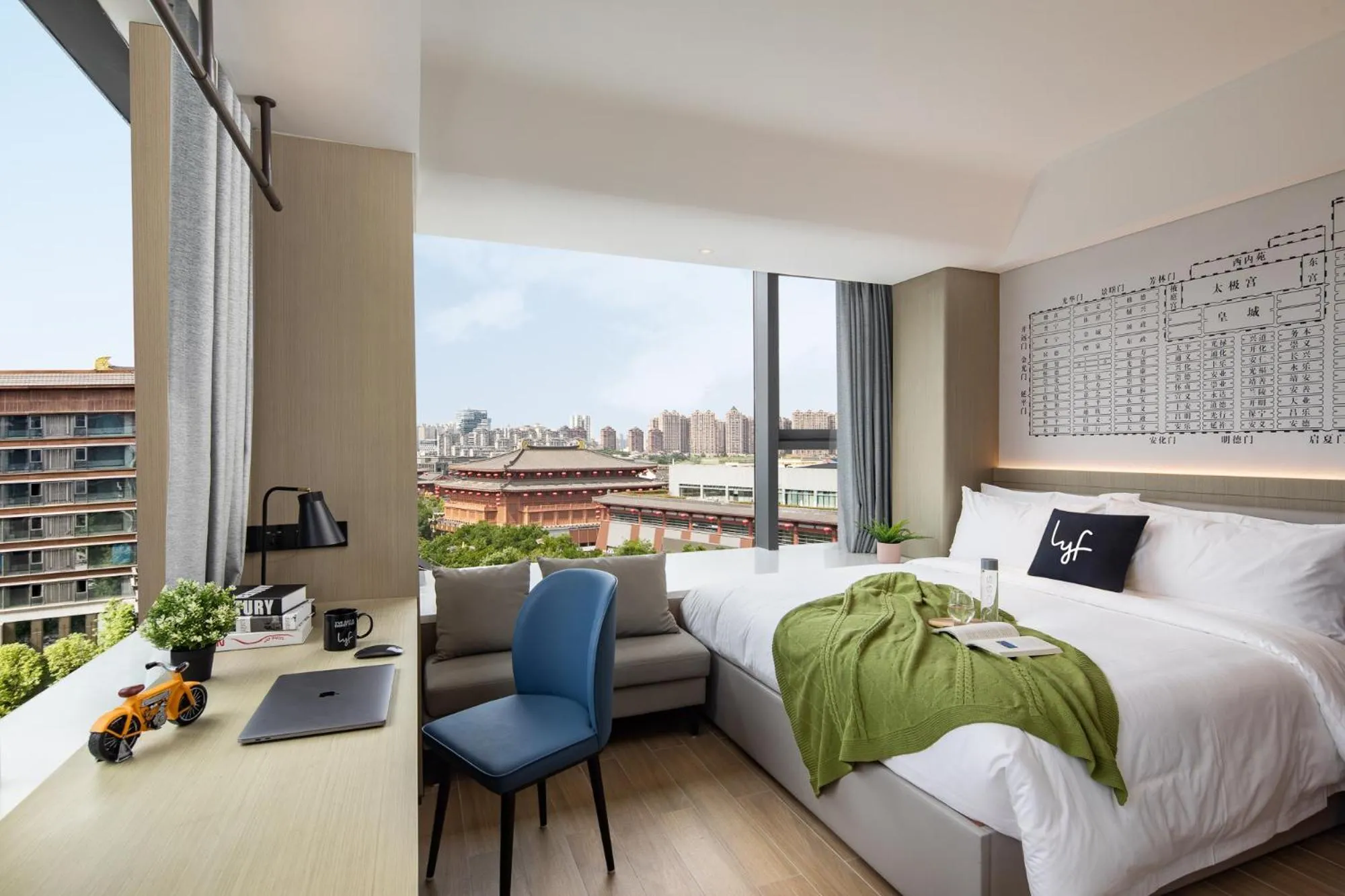 View (from property/room), Bed in lyf Dayanta Xi'an