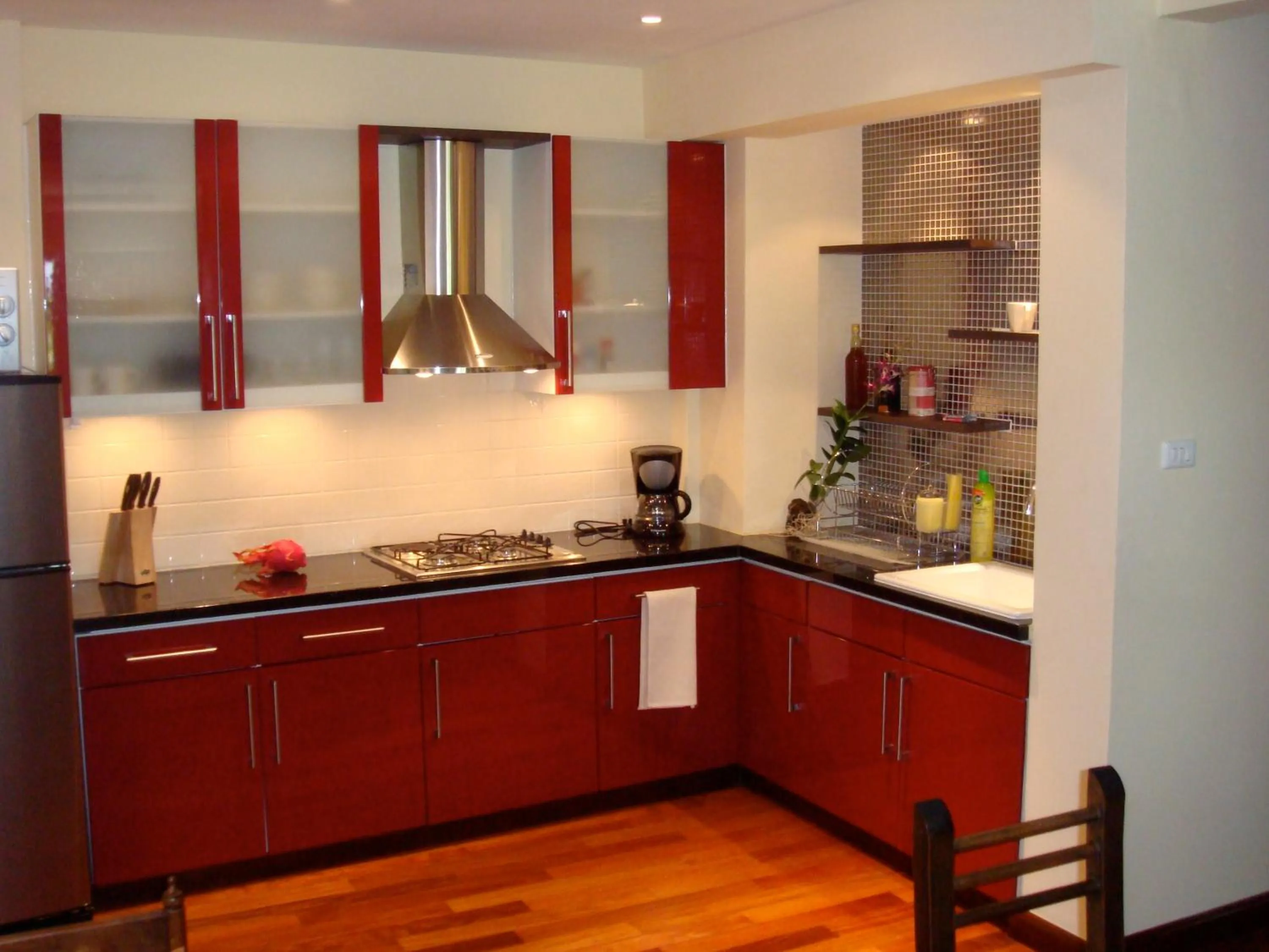 Kitchen or kitchenette in Sunset Apartment Phuket
