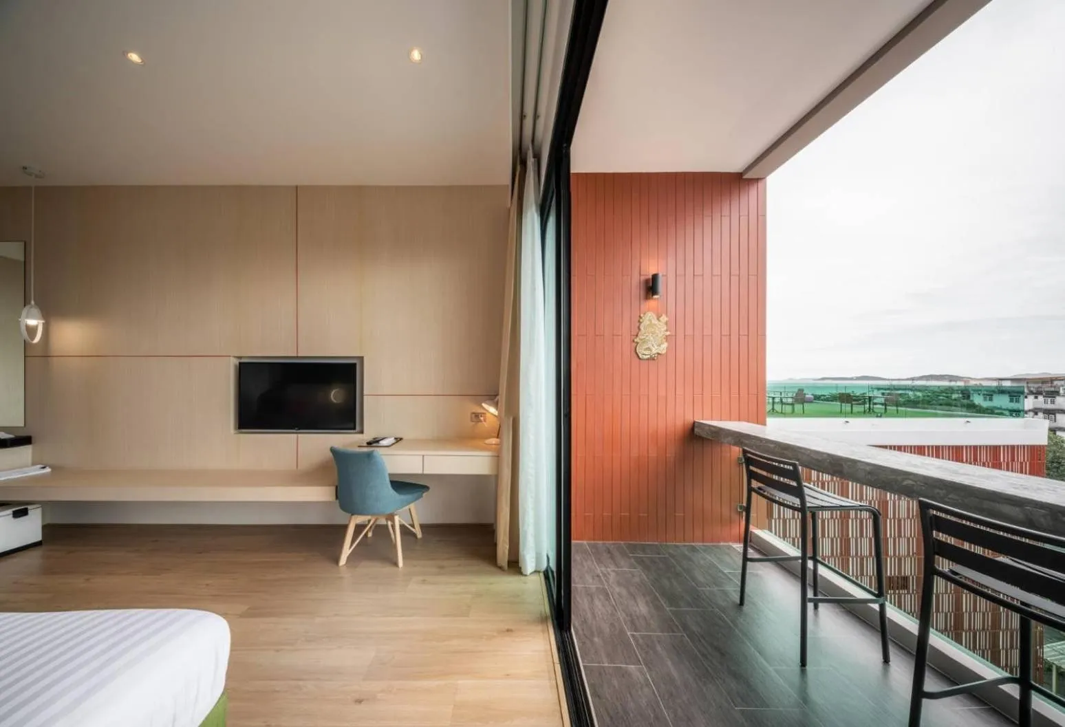 Bed in The Poem Hotel